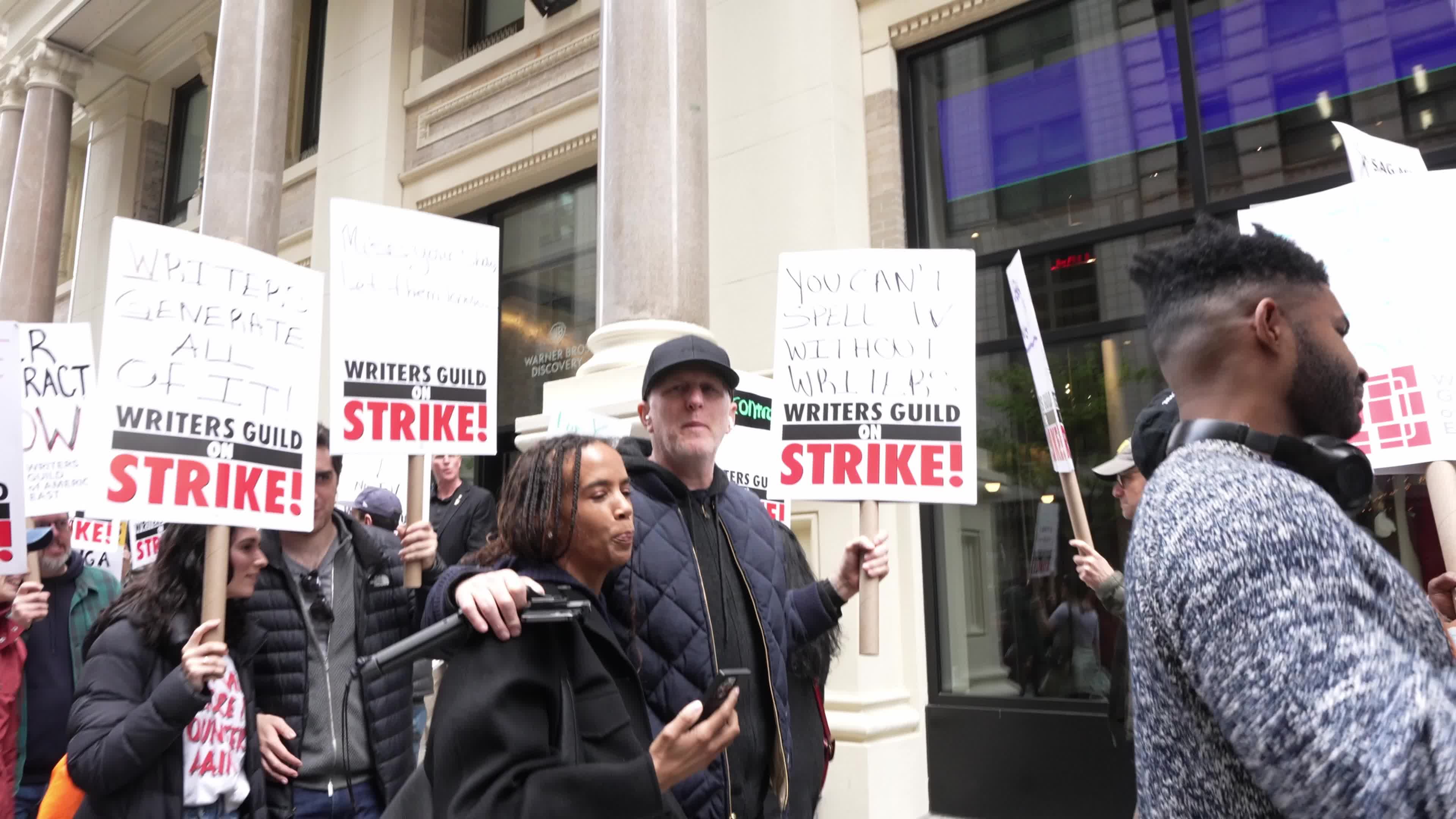 Writers Guild of America Strike in NYC
