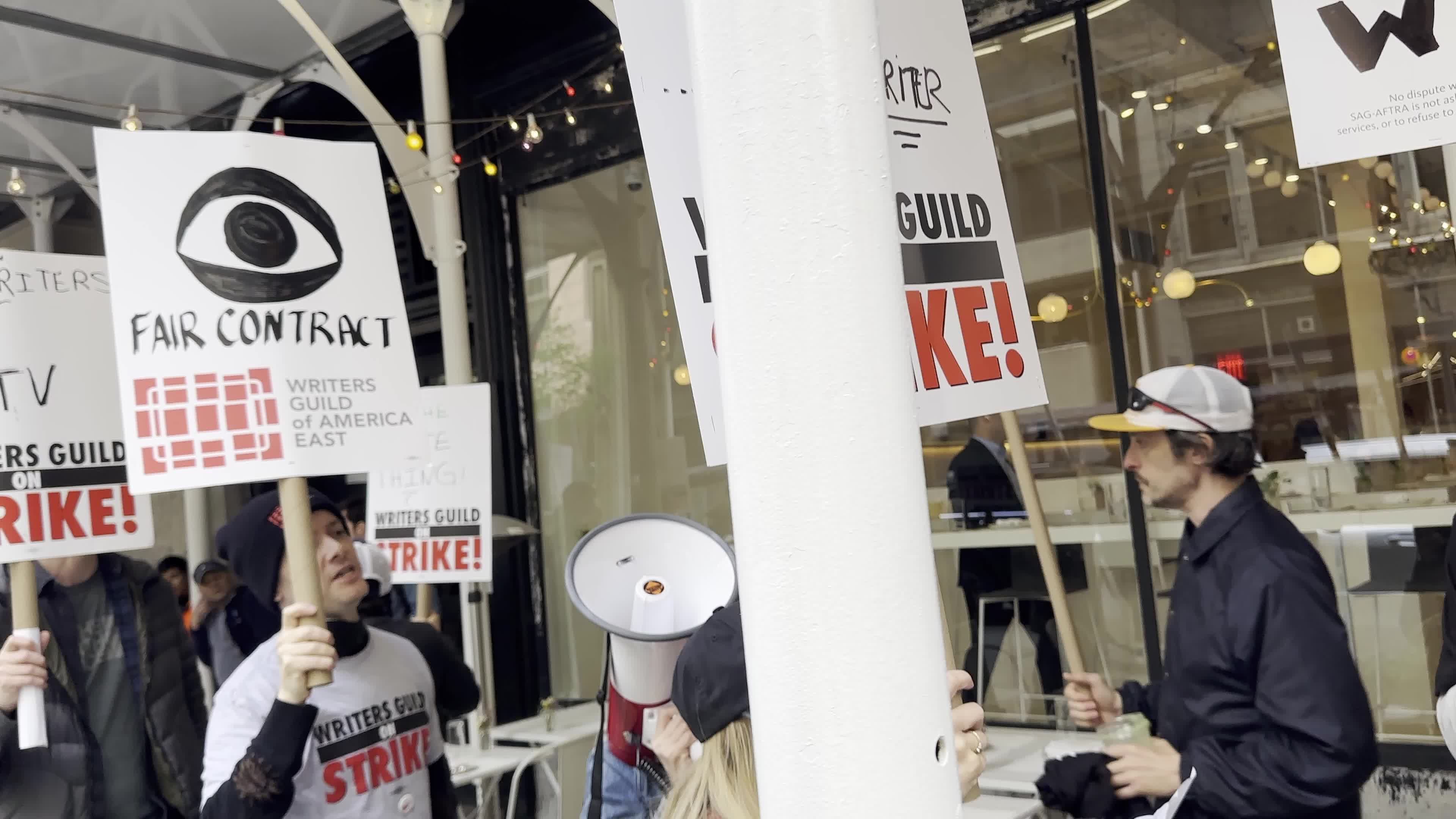 Writers Guild of America Strike in NYC