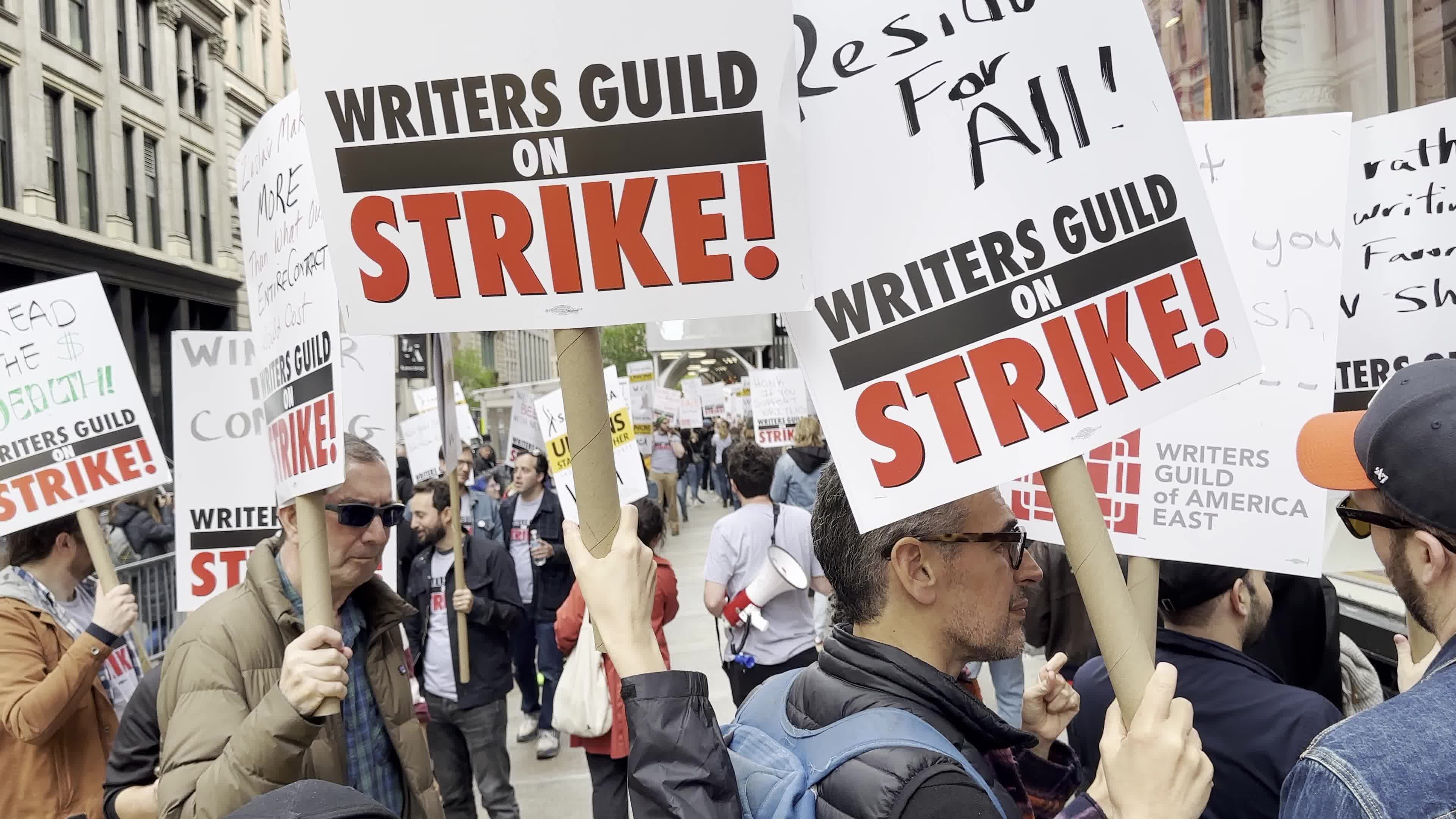 Writers Guild of America Strike in NYC