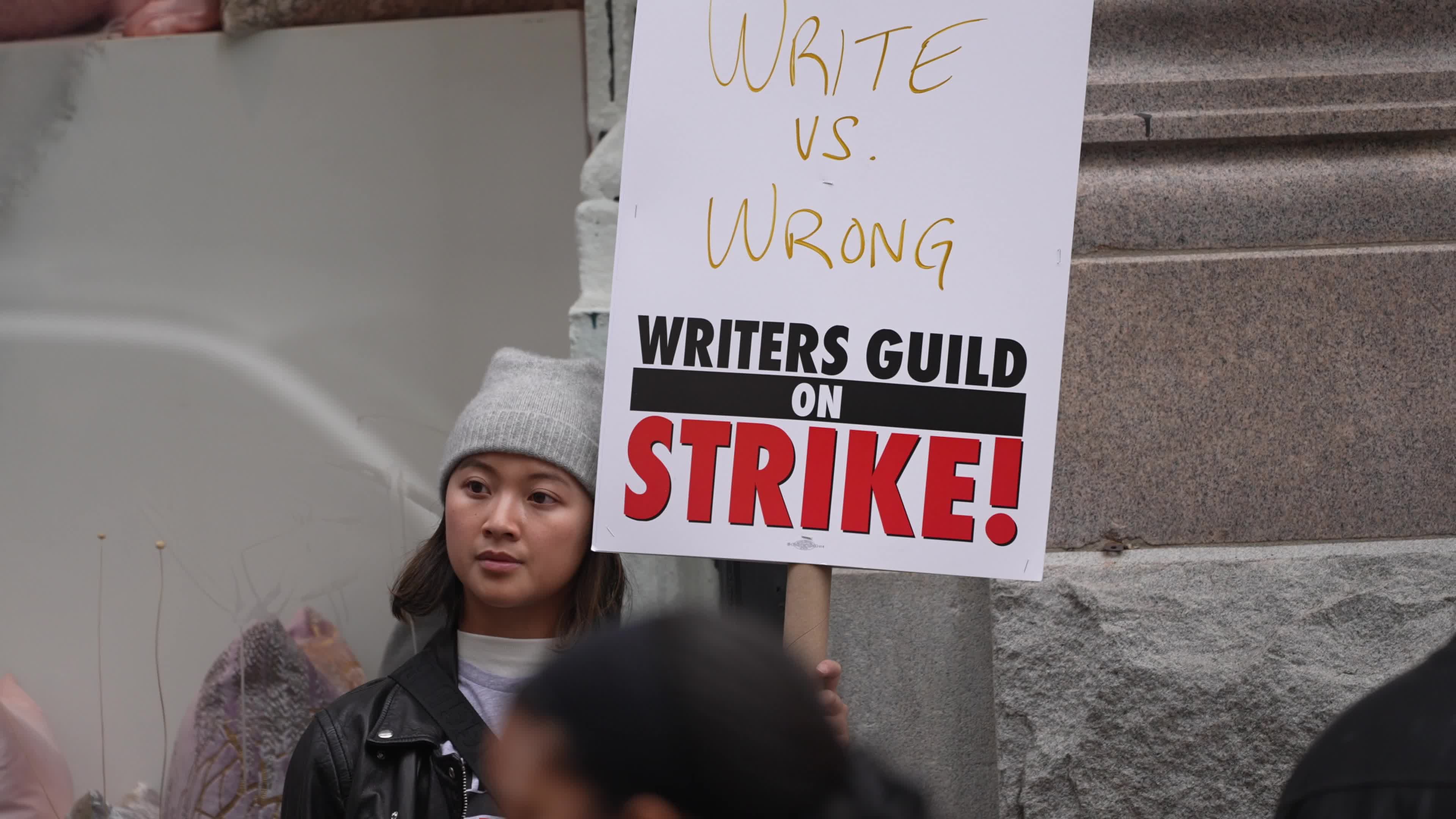 Writers Guild of America Strike in NYC