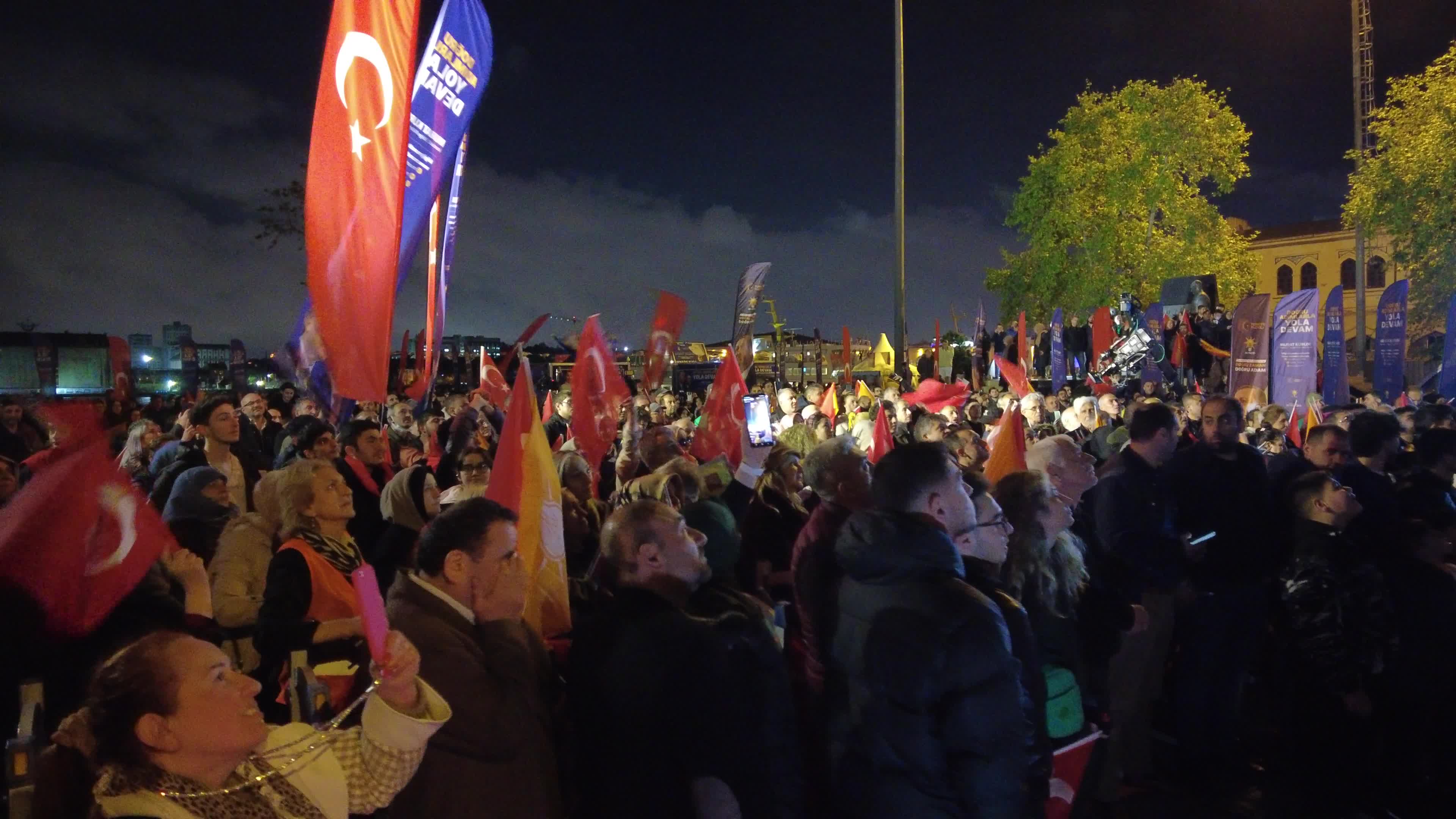 Akp political rally in Kadıköy, Istanbul