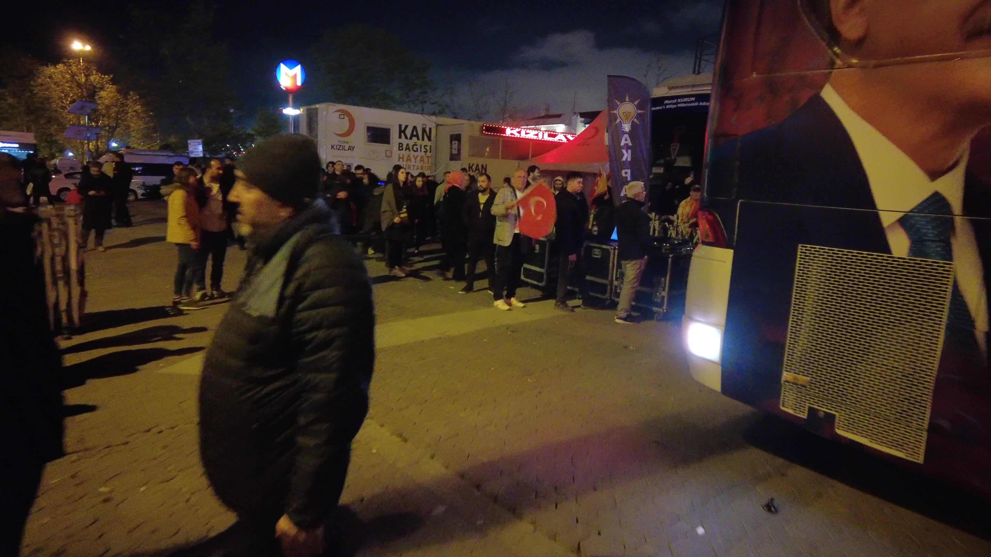 Akp political rally in Kadıköy, Istanbul