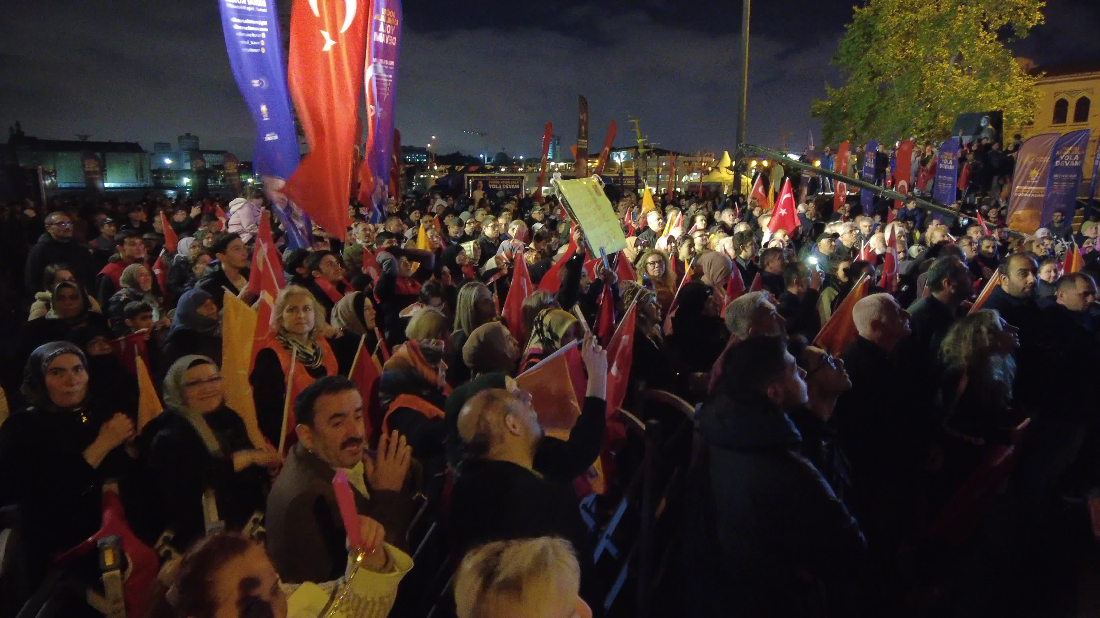 Akp political rally in Kadıköy, Istanbul