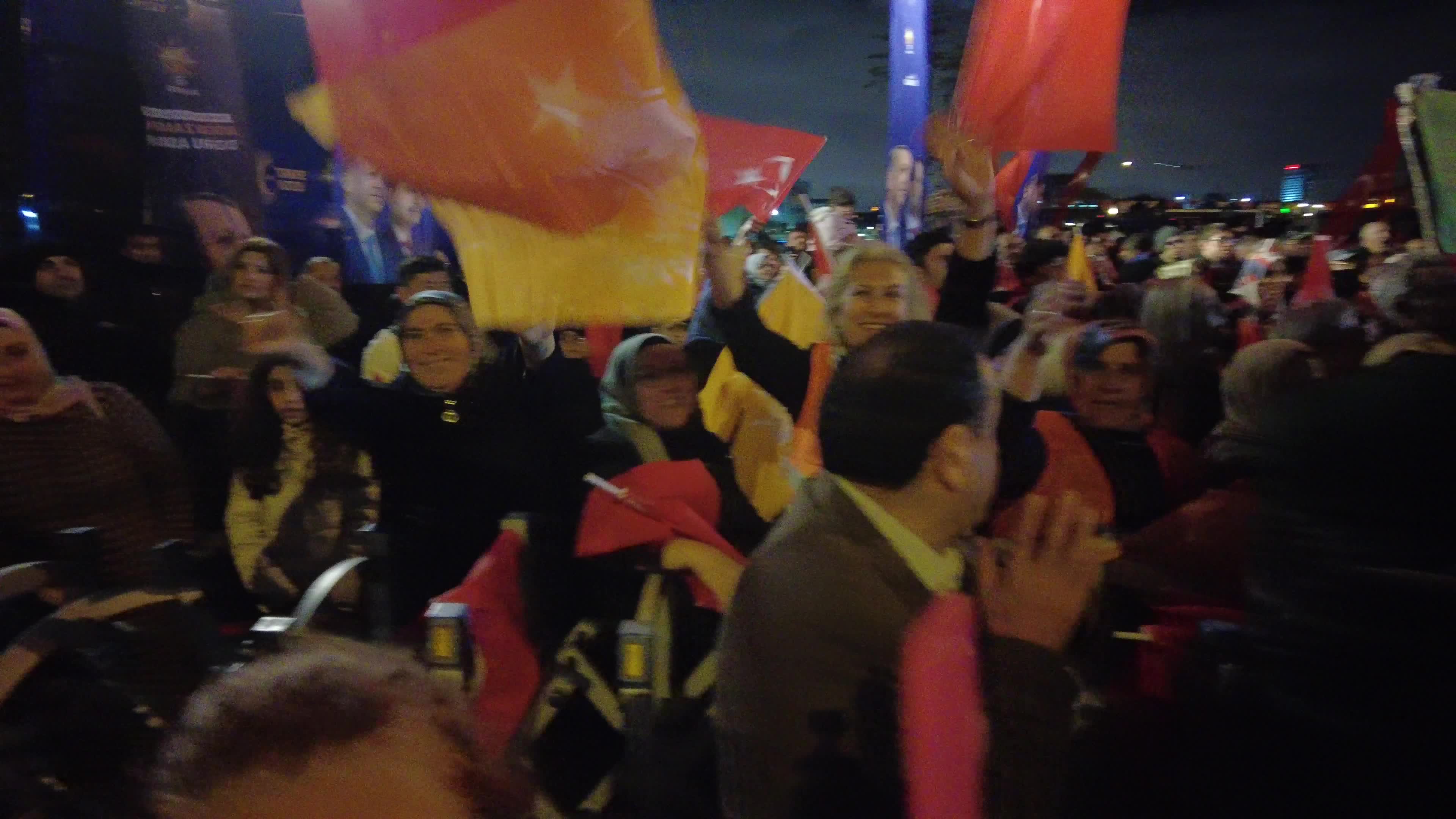 Akp political rally in Kadıköy, Istanbul