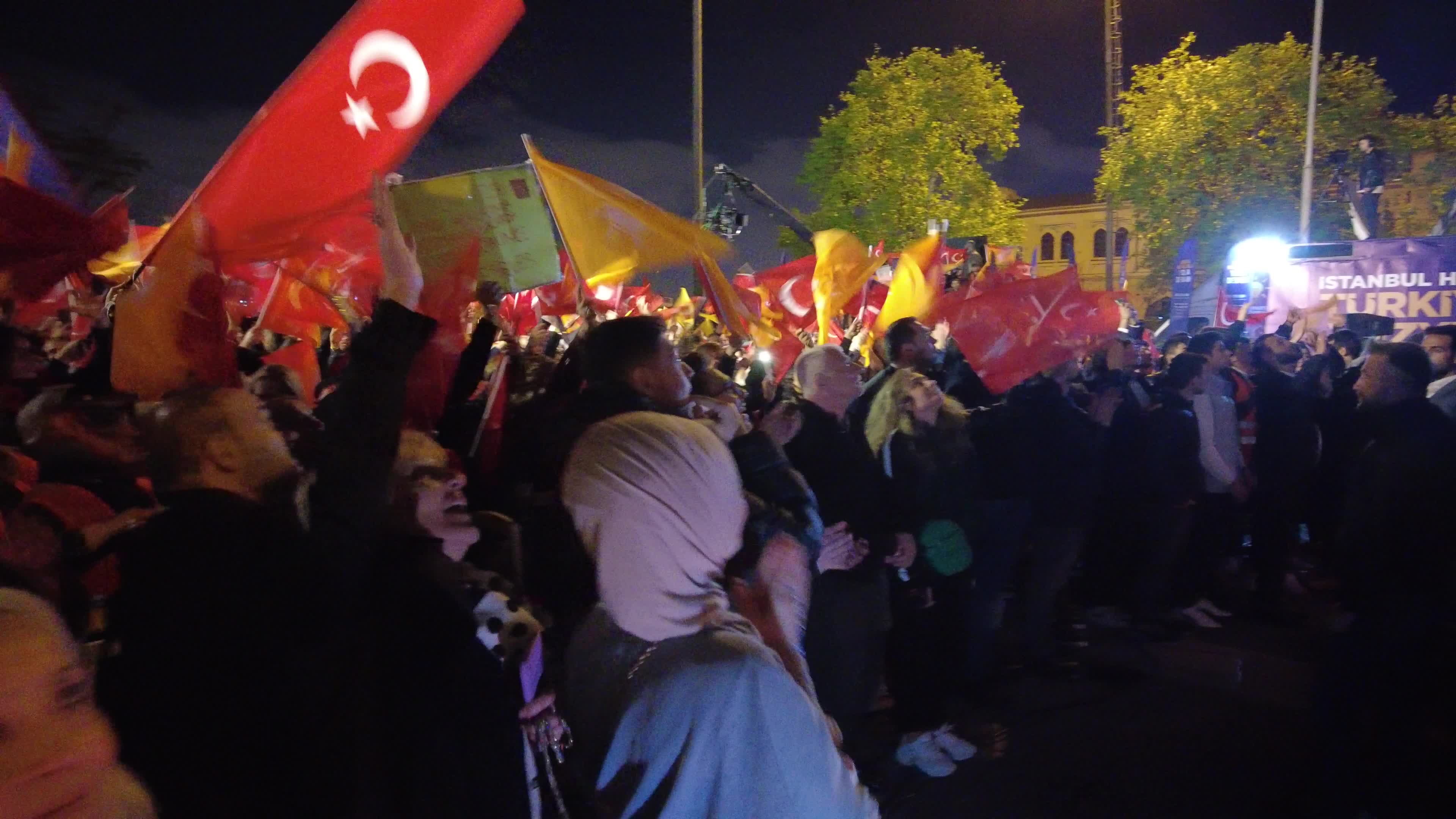 Akp political rally in Kadıköy, Istanbul