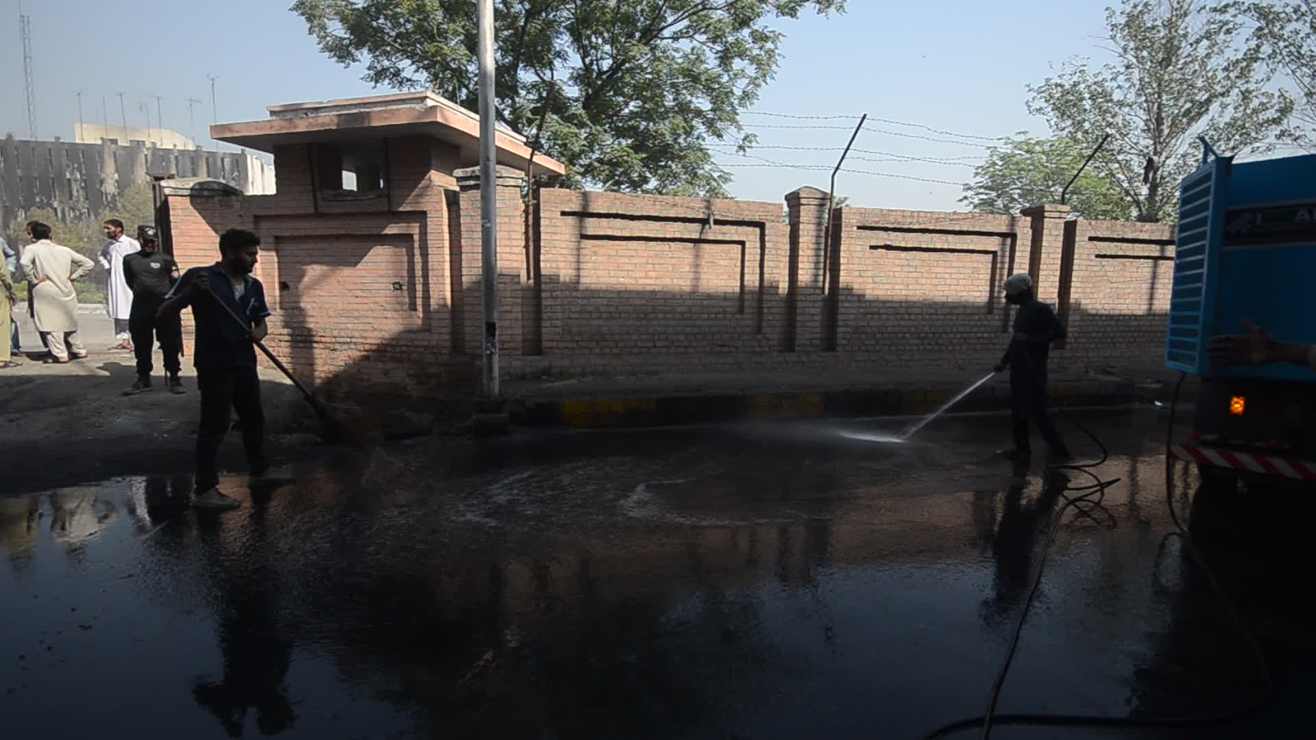 Aftermath of violent protests following arrest of former Pakistani PM Imran Khan
