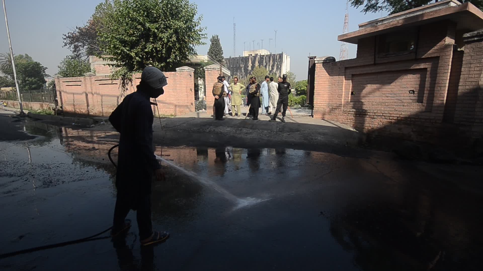 Aftermath of violent protests following arrest of former Pakistani PM Imran Khan
