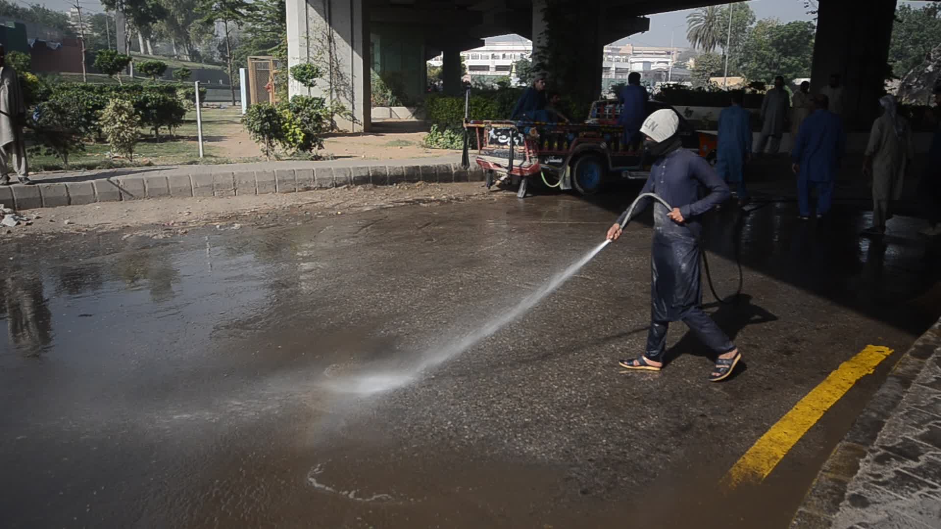 Aftermath of violent protests following arrest of former Pakistani PM Imran Khan

