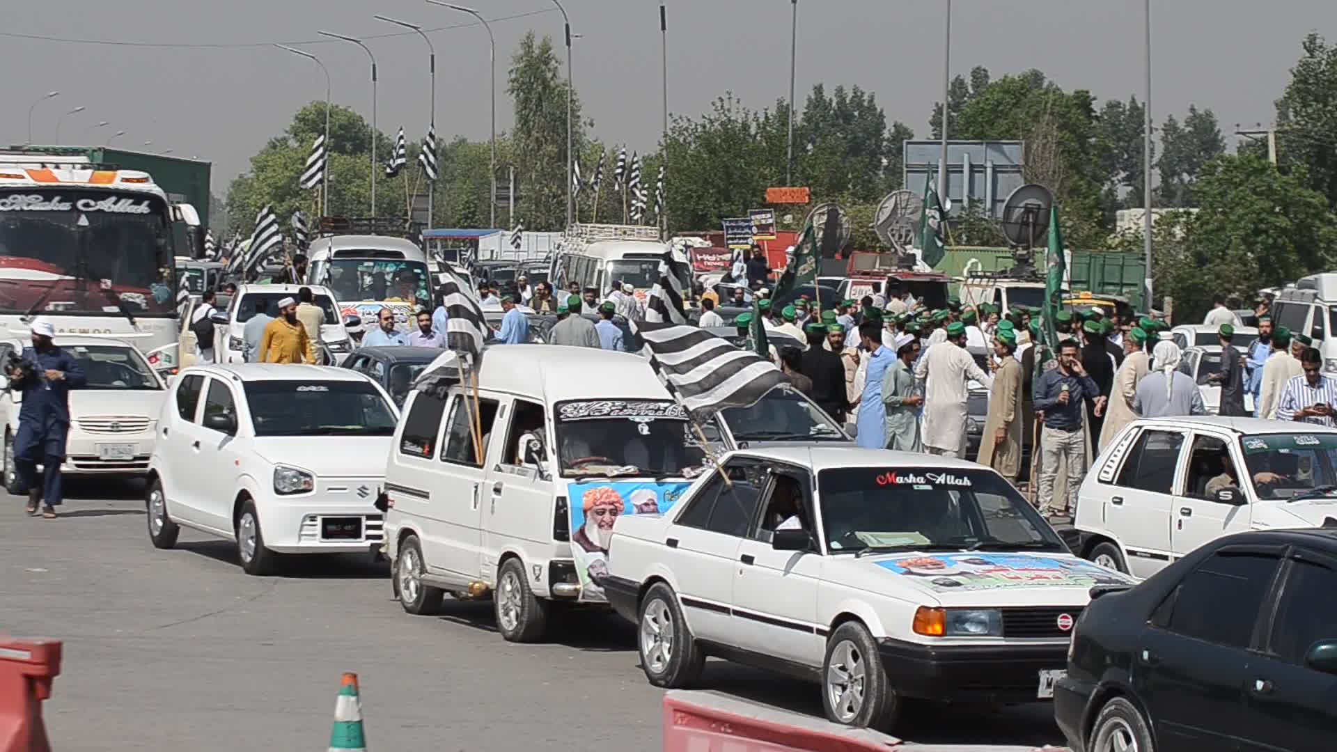 Jamiat Ulema-e-Islam Fazl (JUI-F) protest
