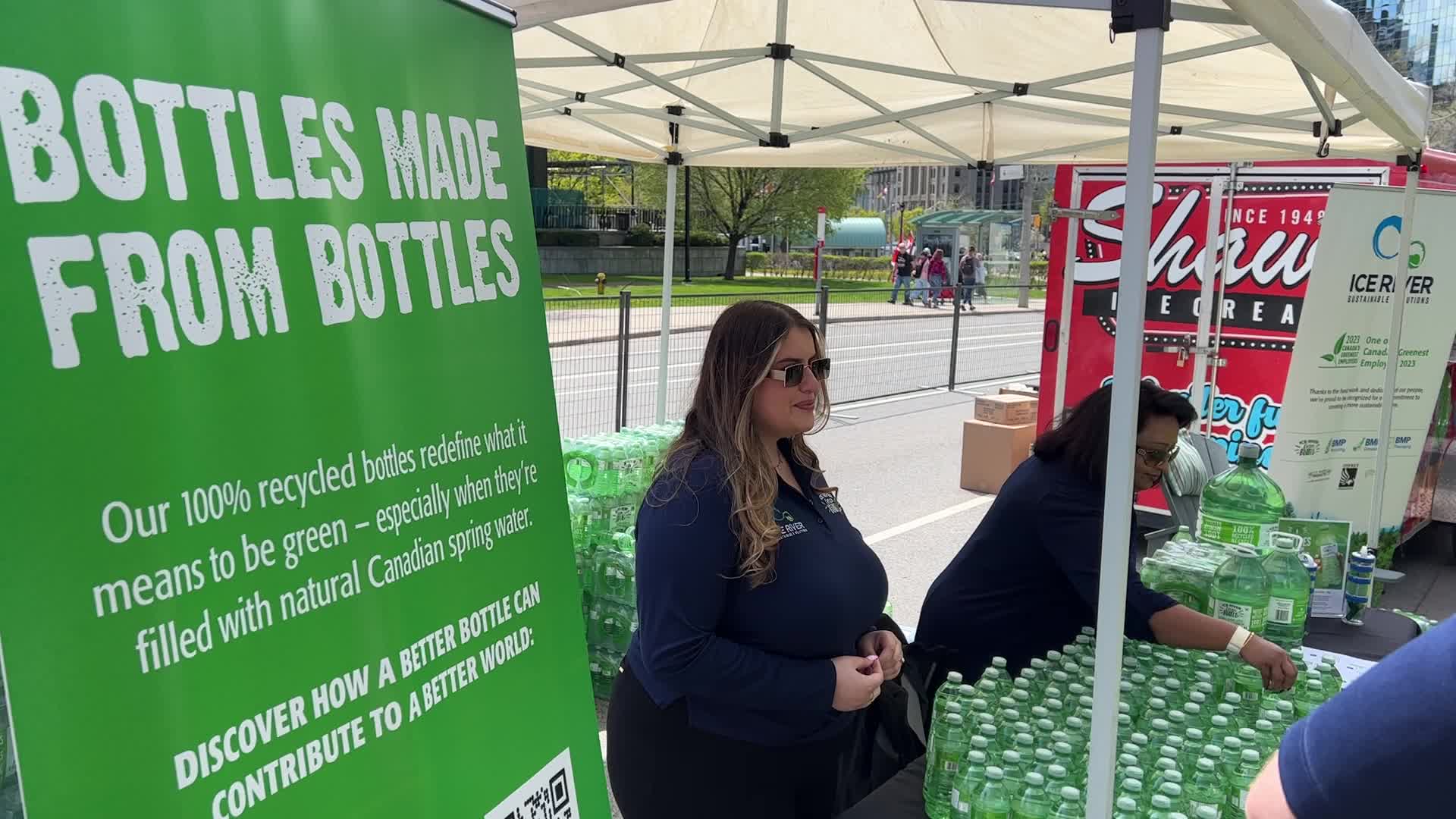 Products from recycled materials in Canada