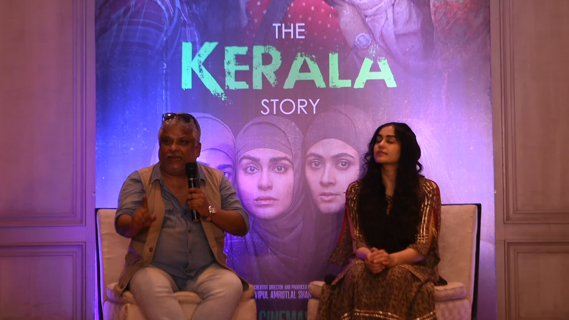 Press conference of controversial Bollywood movie " The Kerala story in Kolkata.