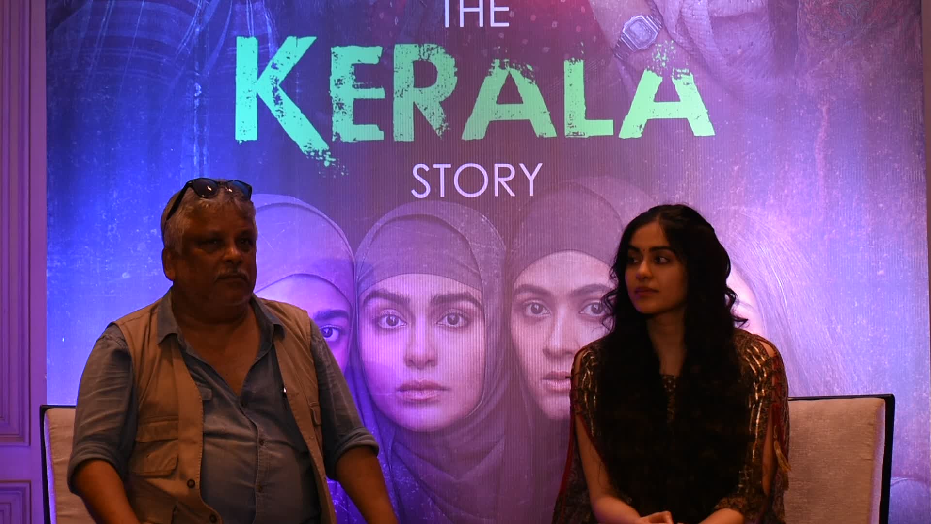 Press conference of controversial Bollywood movie " The Kerala story in Kolkata.