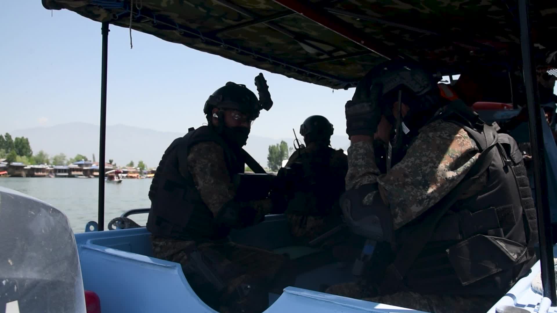 Special security drill conduct ahead of G20 meeting in Srinagar, India