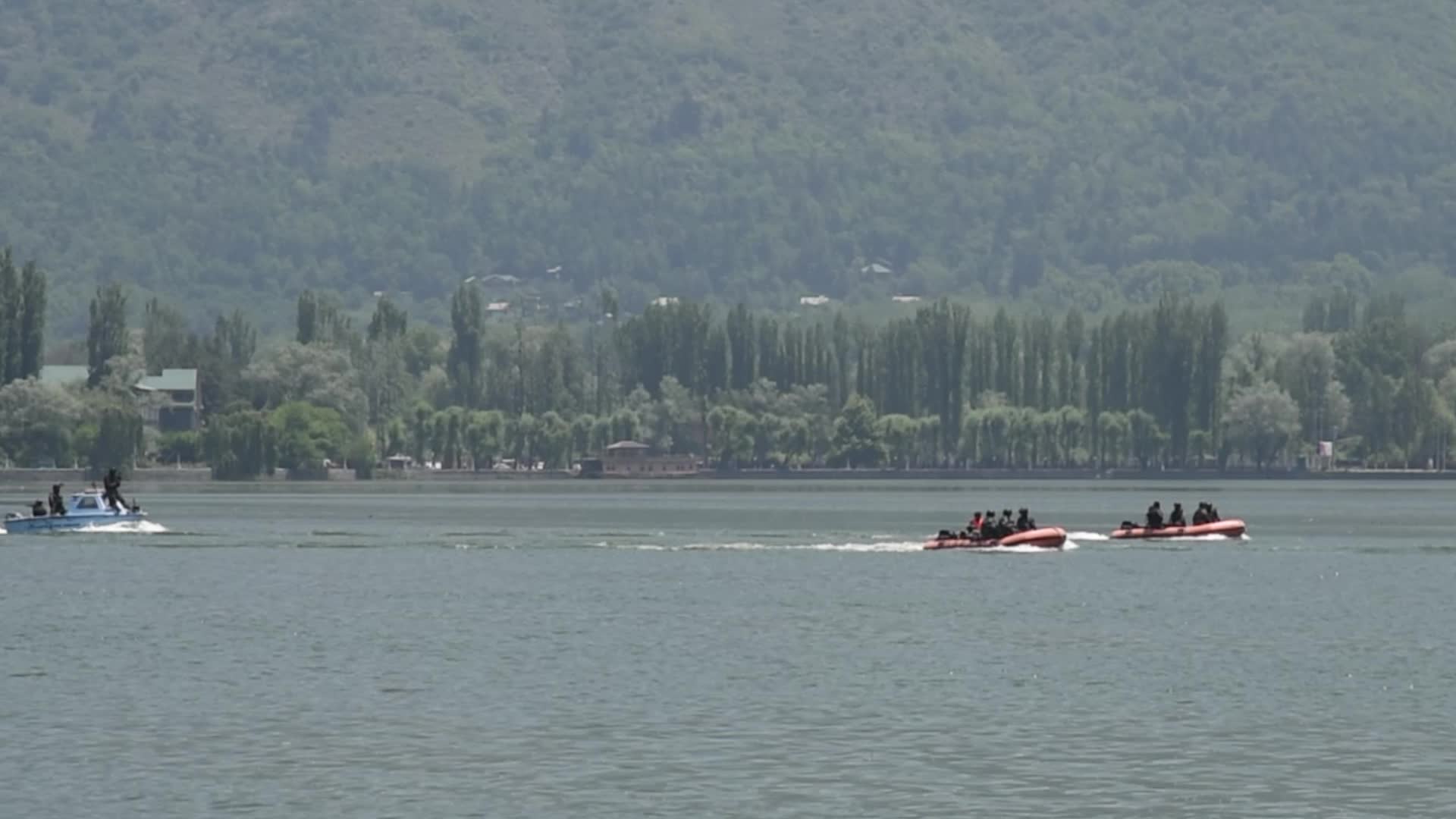 Special security drill conduct ahead of G20 meeting in Srinagar, India