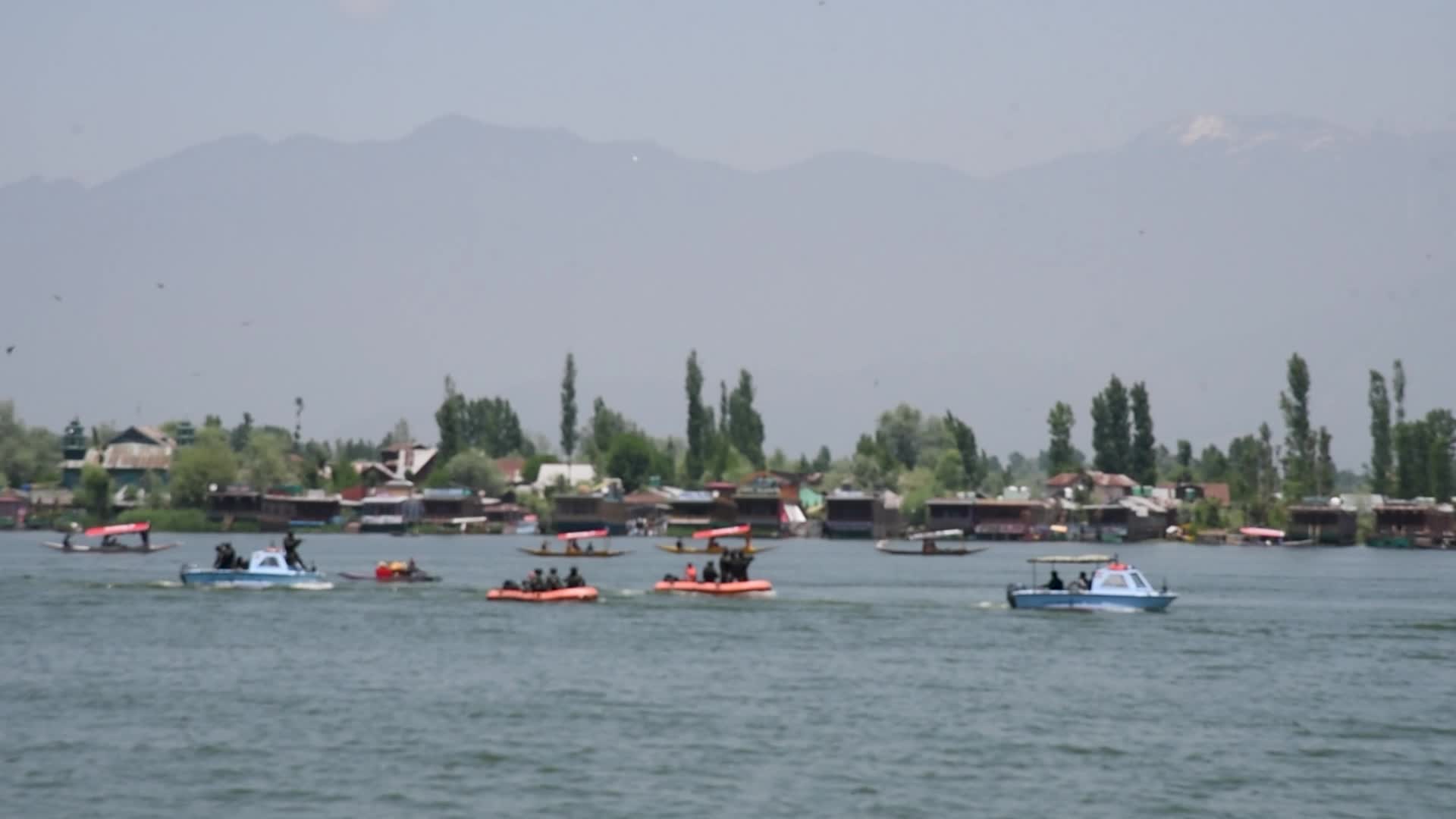 Special security drill conduct ahead of G20 meeting in Srinagar, India