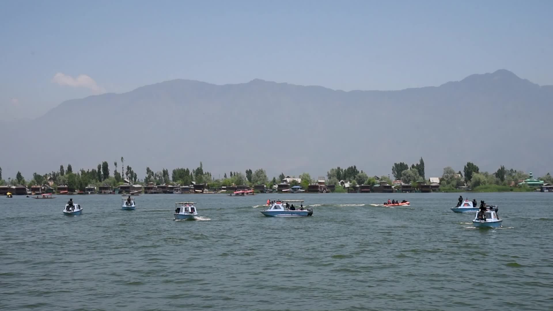 Special security drill conduct ahead of G20 meeting in Srinagar, India