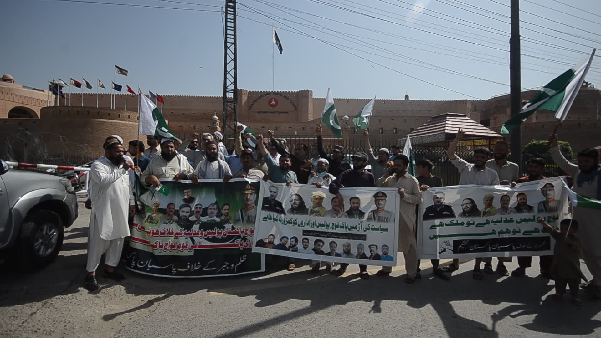 Rally in support of Pakistani Army in Peshawar

