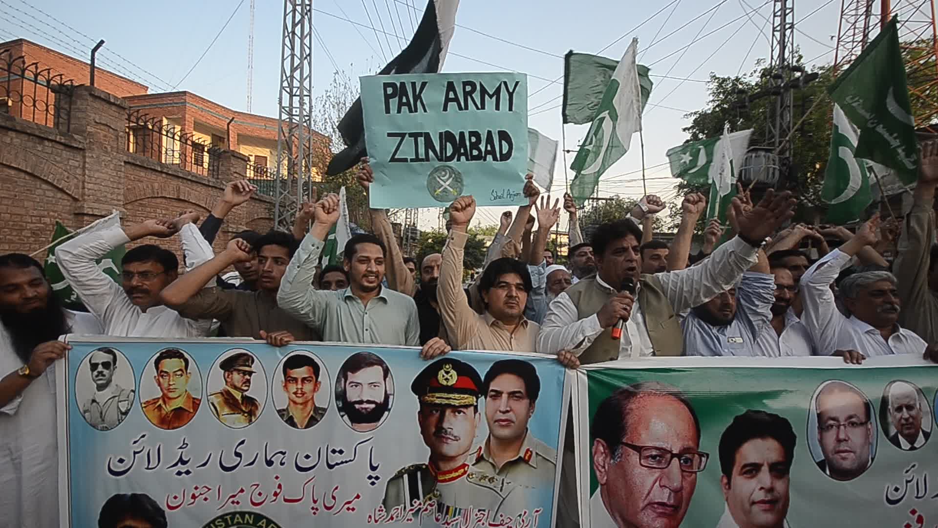 Rally in support of Pakistani Army in Peshawar
