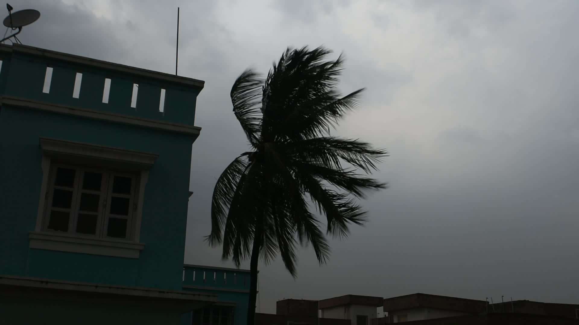 Monsoon storm in Kolkata.