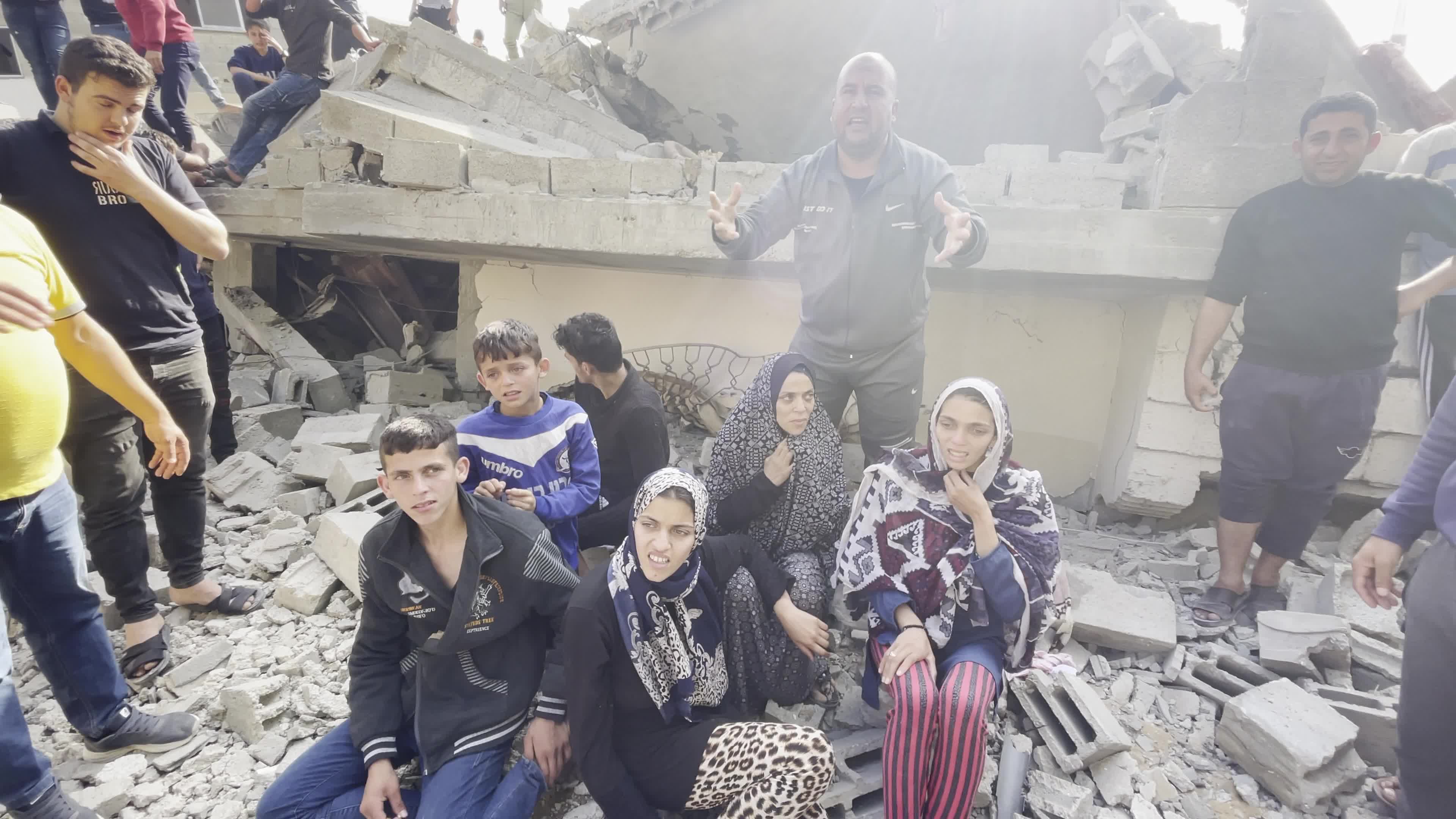Aftermath of Israeli Air Strike In Gaza, Palestine