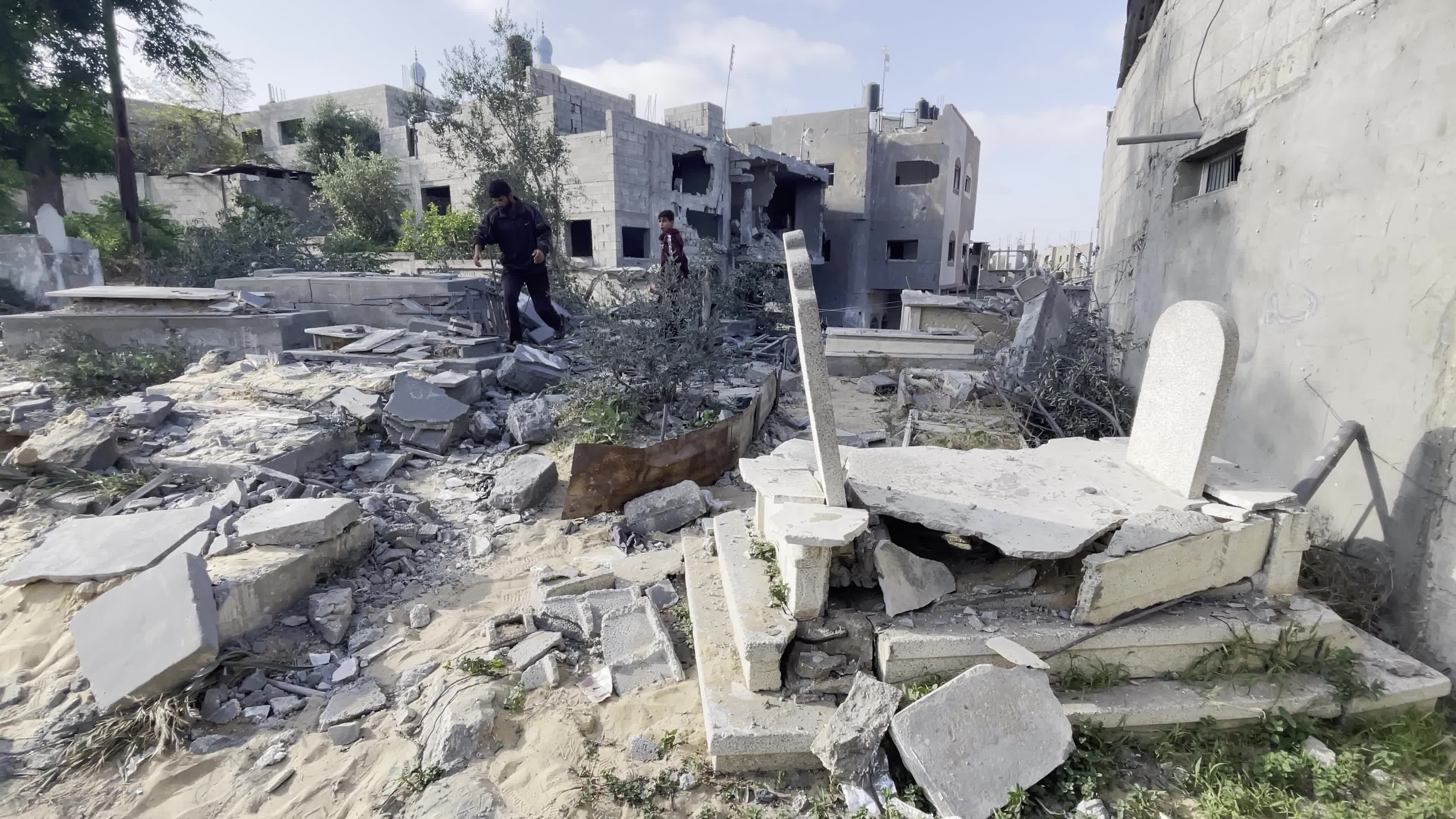 Aftermath of Israeli Air Strike In Gaza, Palestine