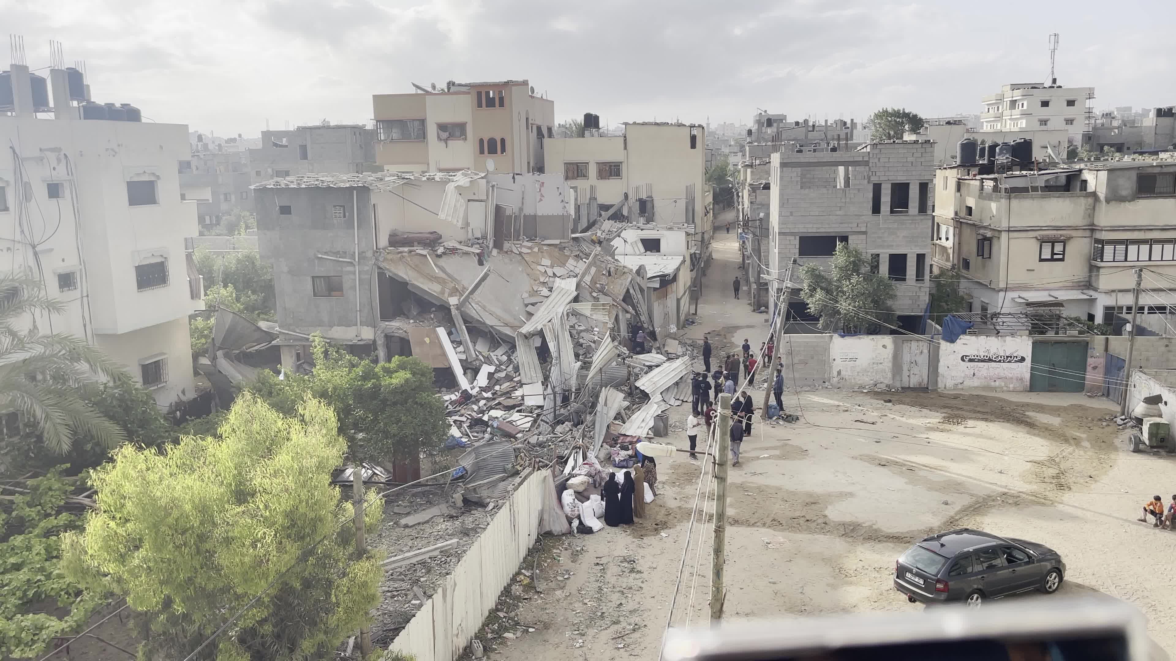 Aftermath of Israeli Air Strike In Gaza, Palestine
