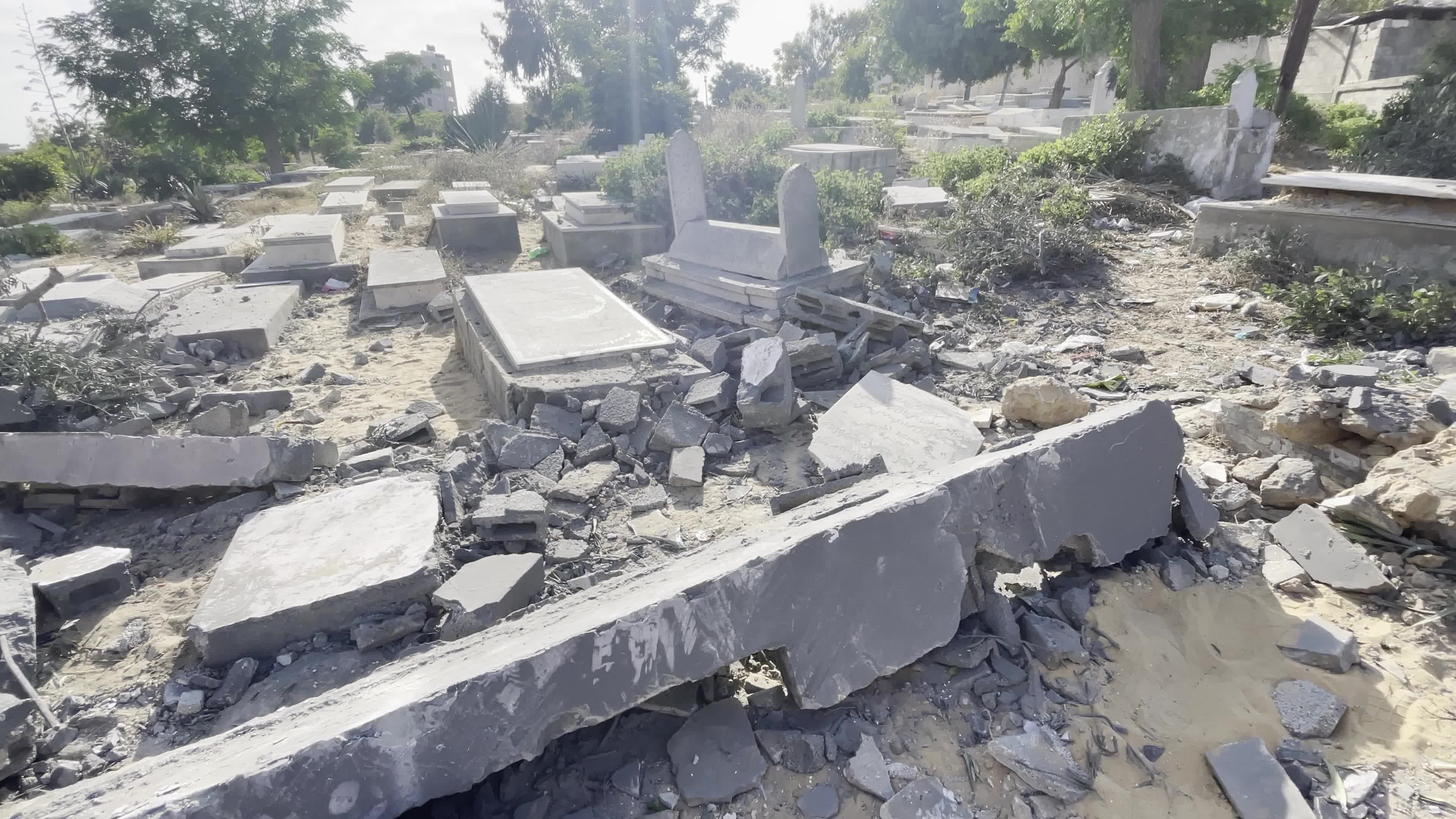 Aftermath of Israeli Air Strike In Gaza, Palestine