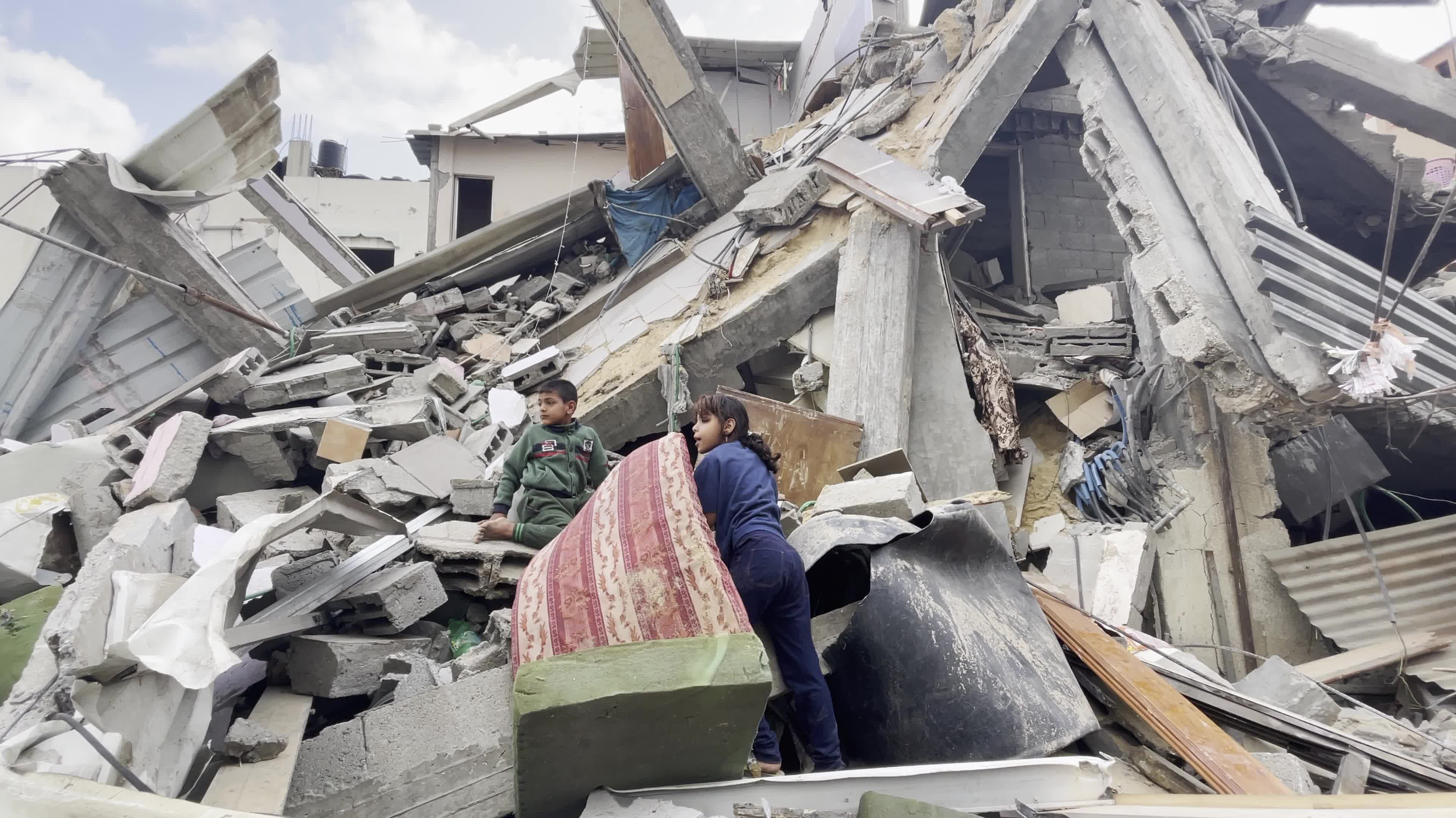 Aftermath of Israeli Air Strike In Gaza, Palestine