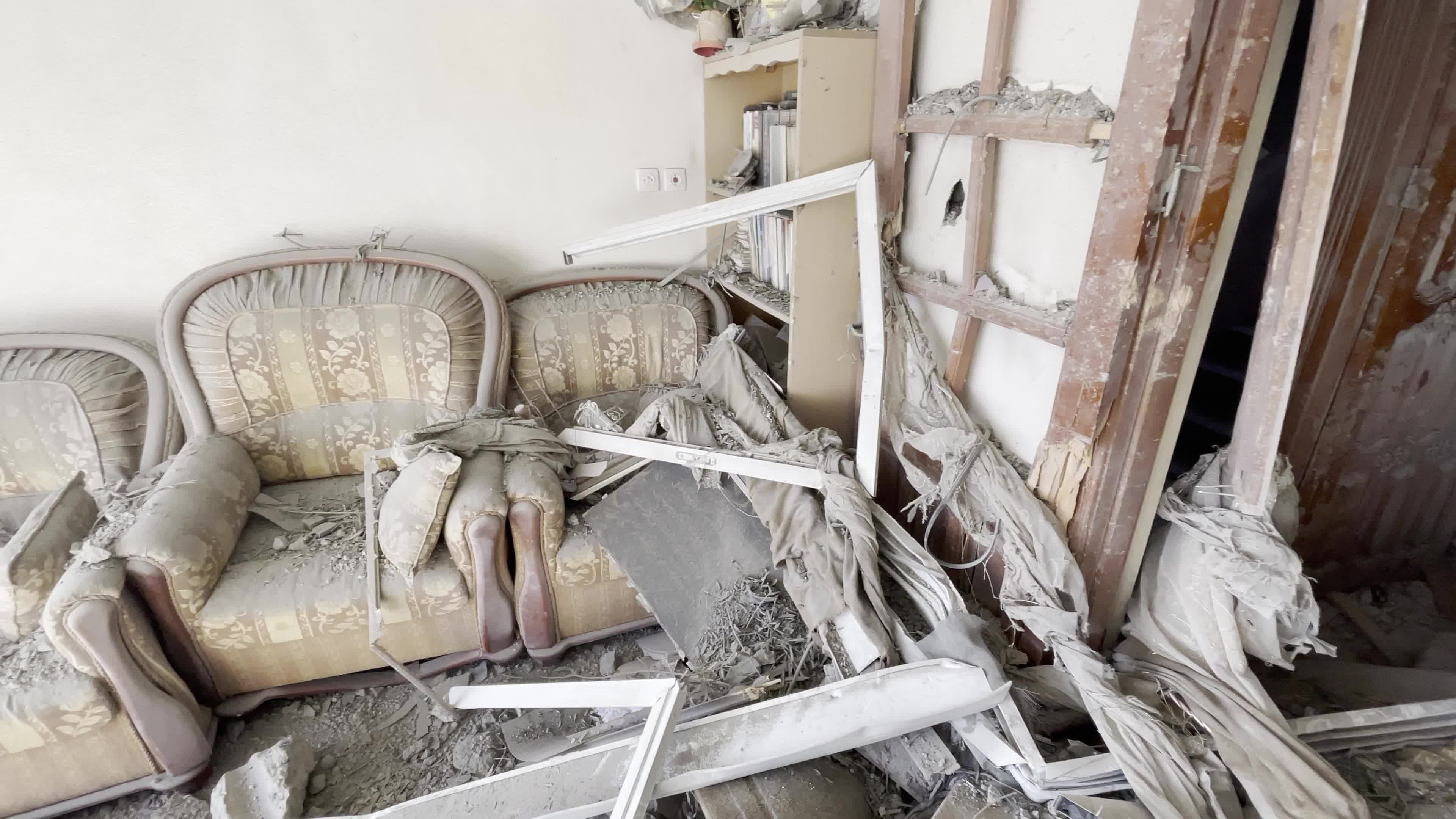 Aftermath of Israeli Air Strike In Gaza, Palestine