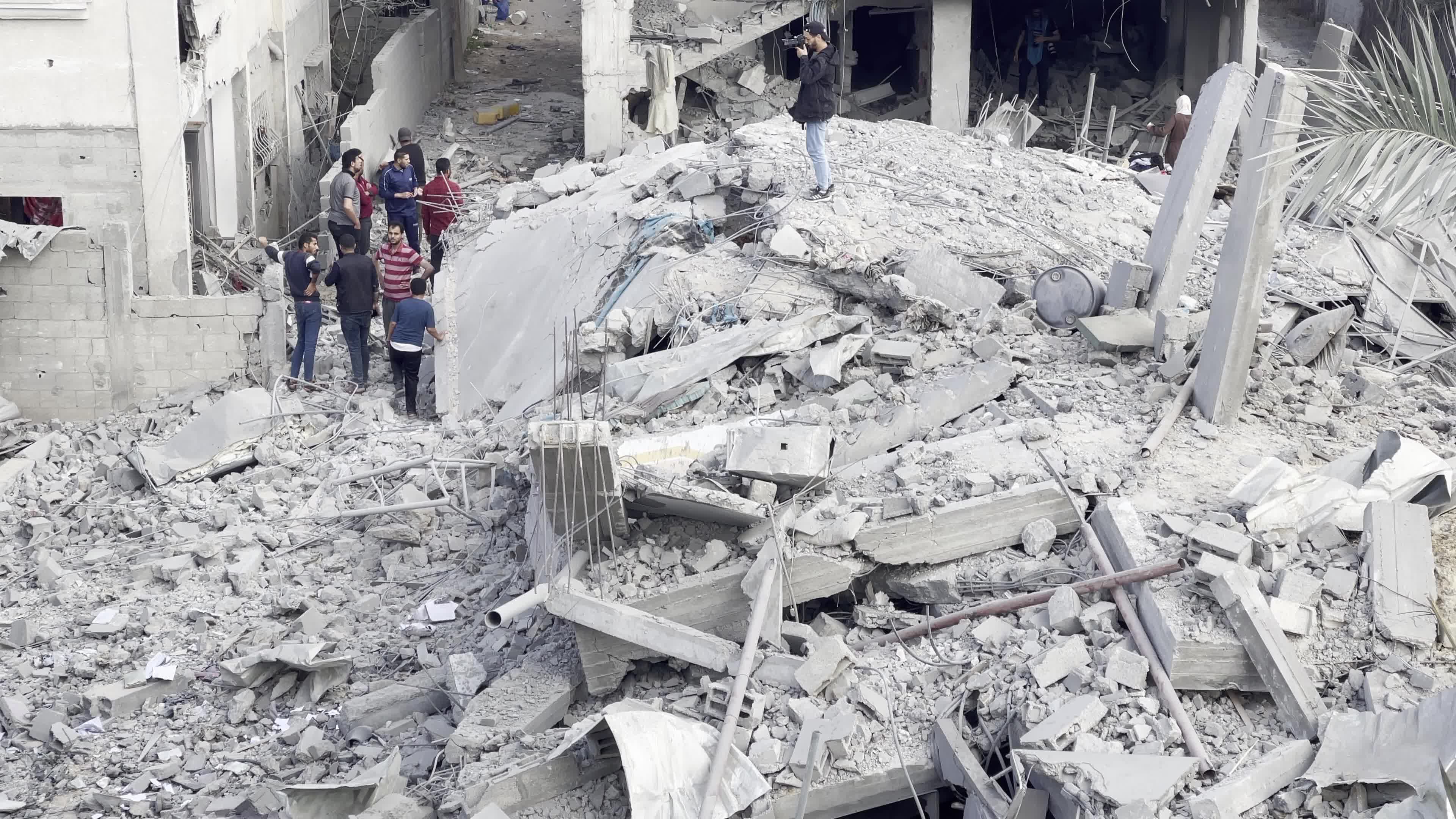Aftermath of Israeli Air Strike In Gaza, Palestine