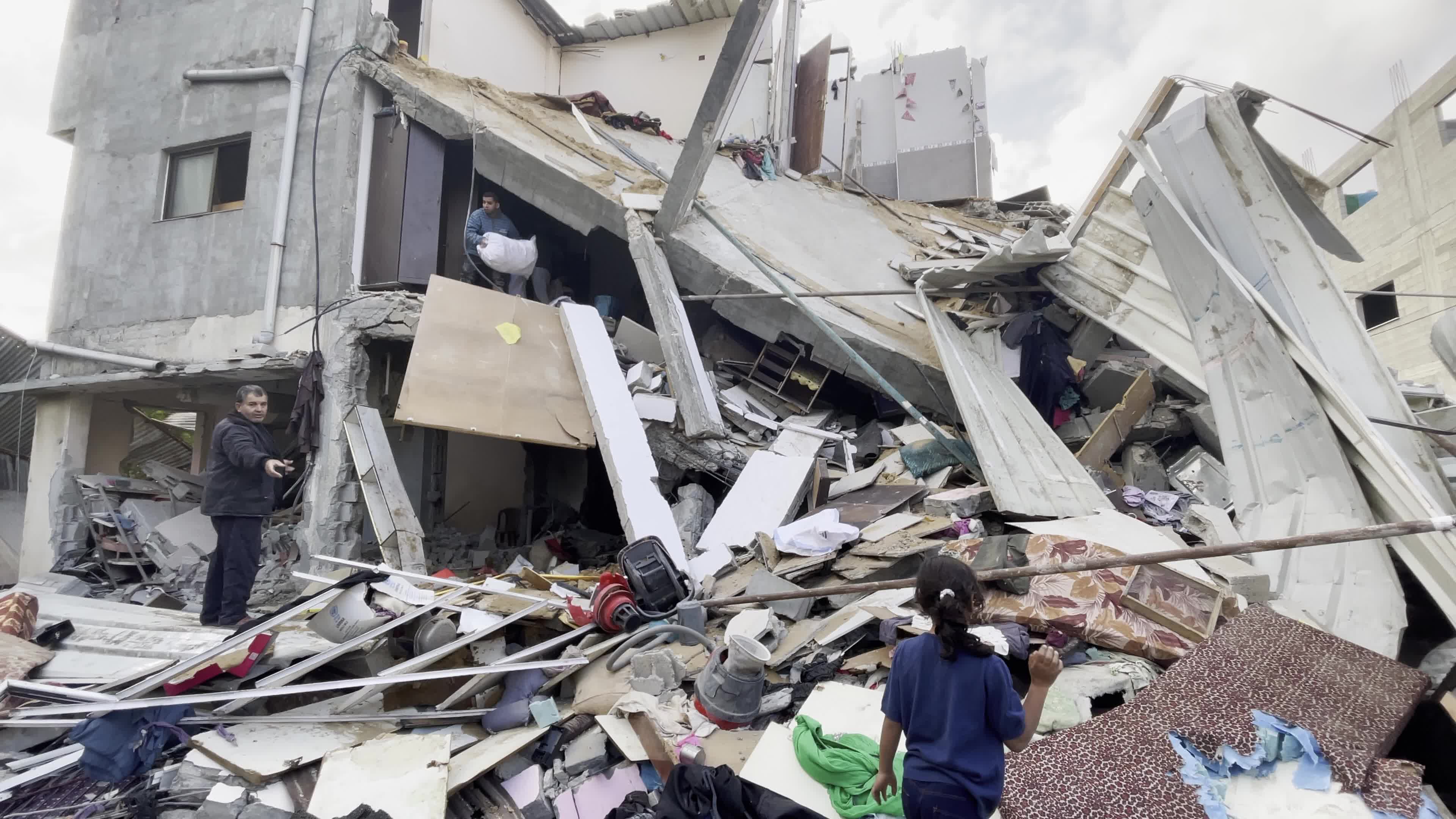 Aftermath of Israeli Air Strike In Gaza, Palestine