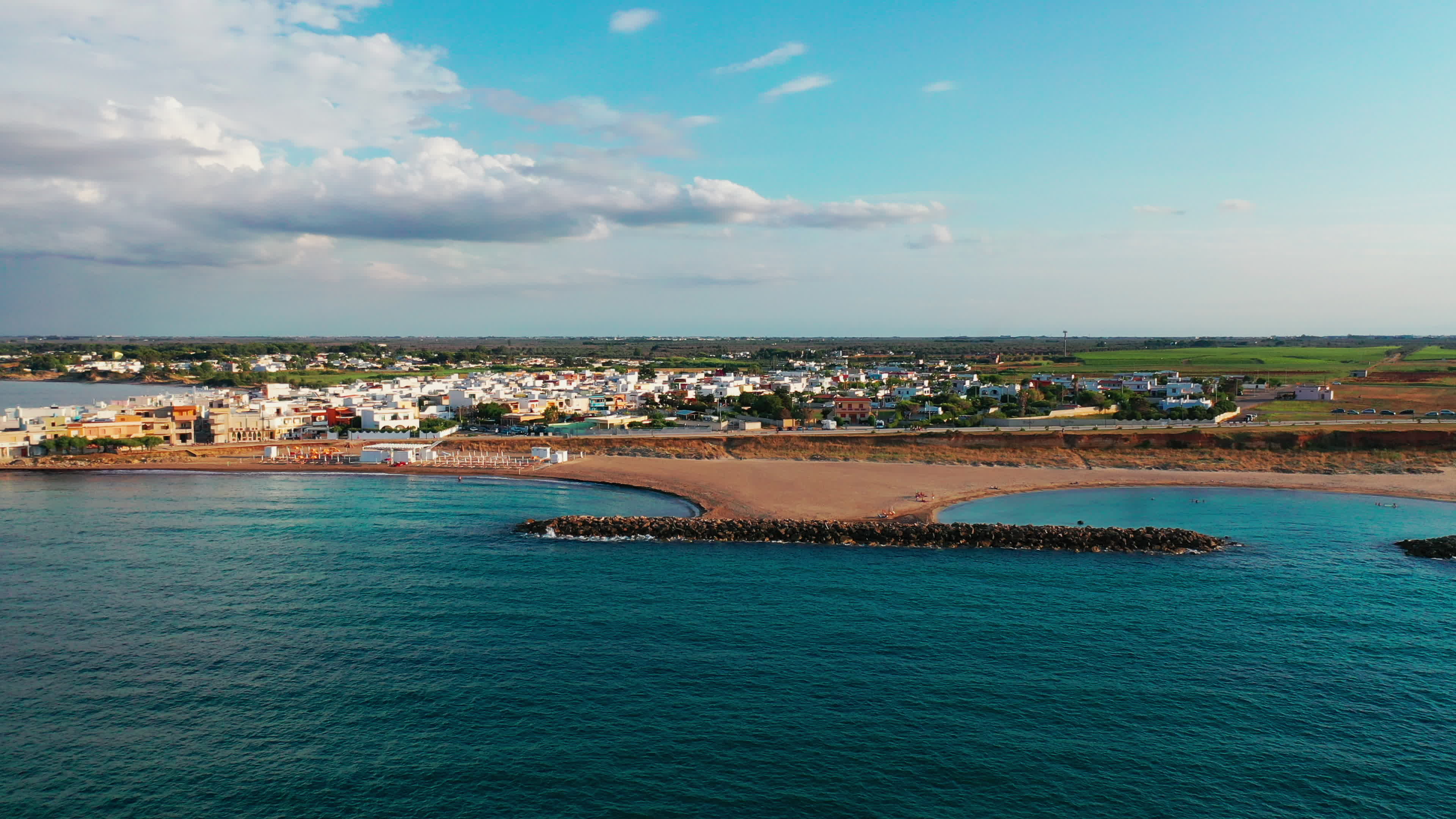 Drone View Of Adriatic Sea