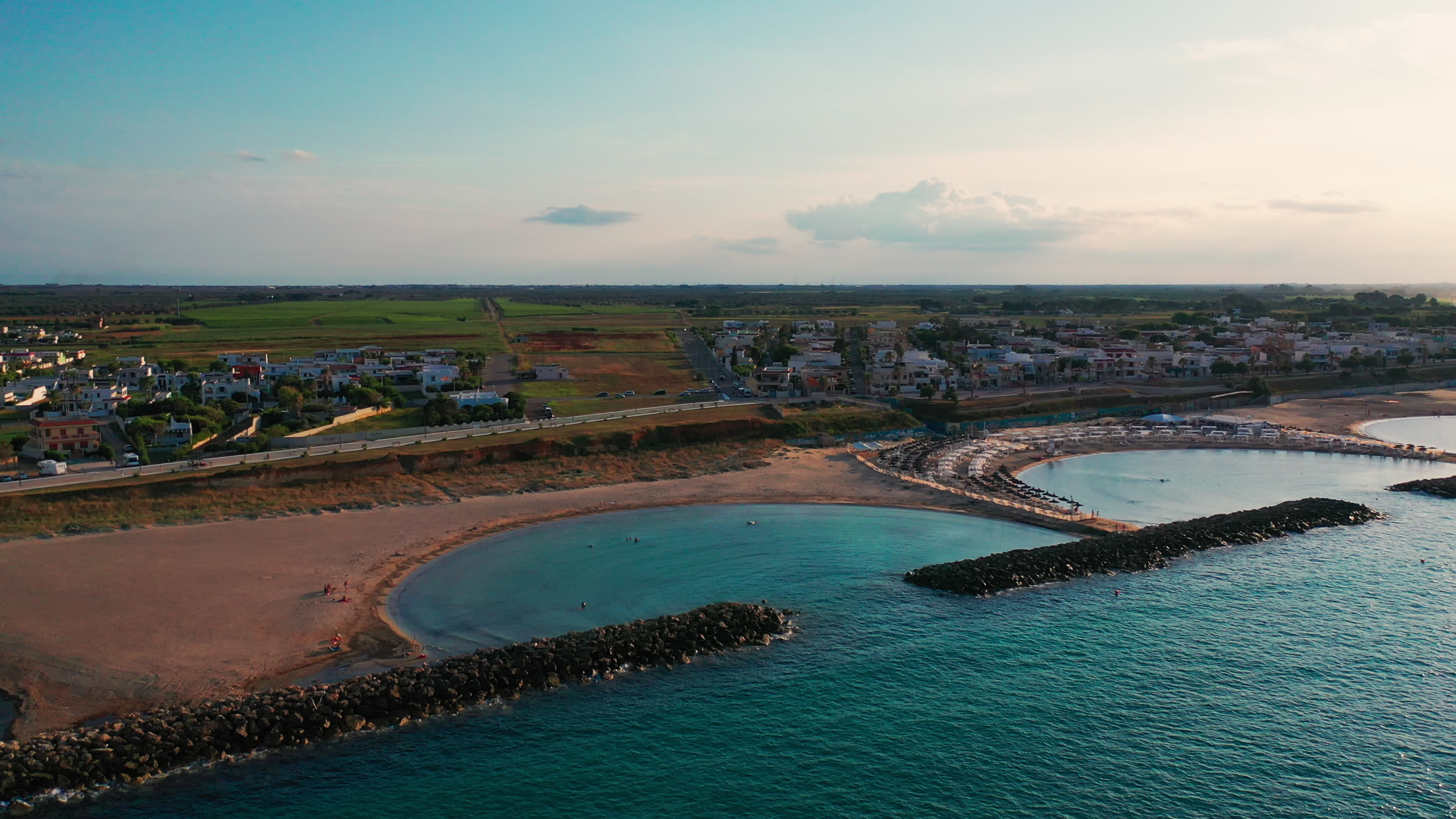 Drone View Of Adriatic Sea
