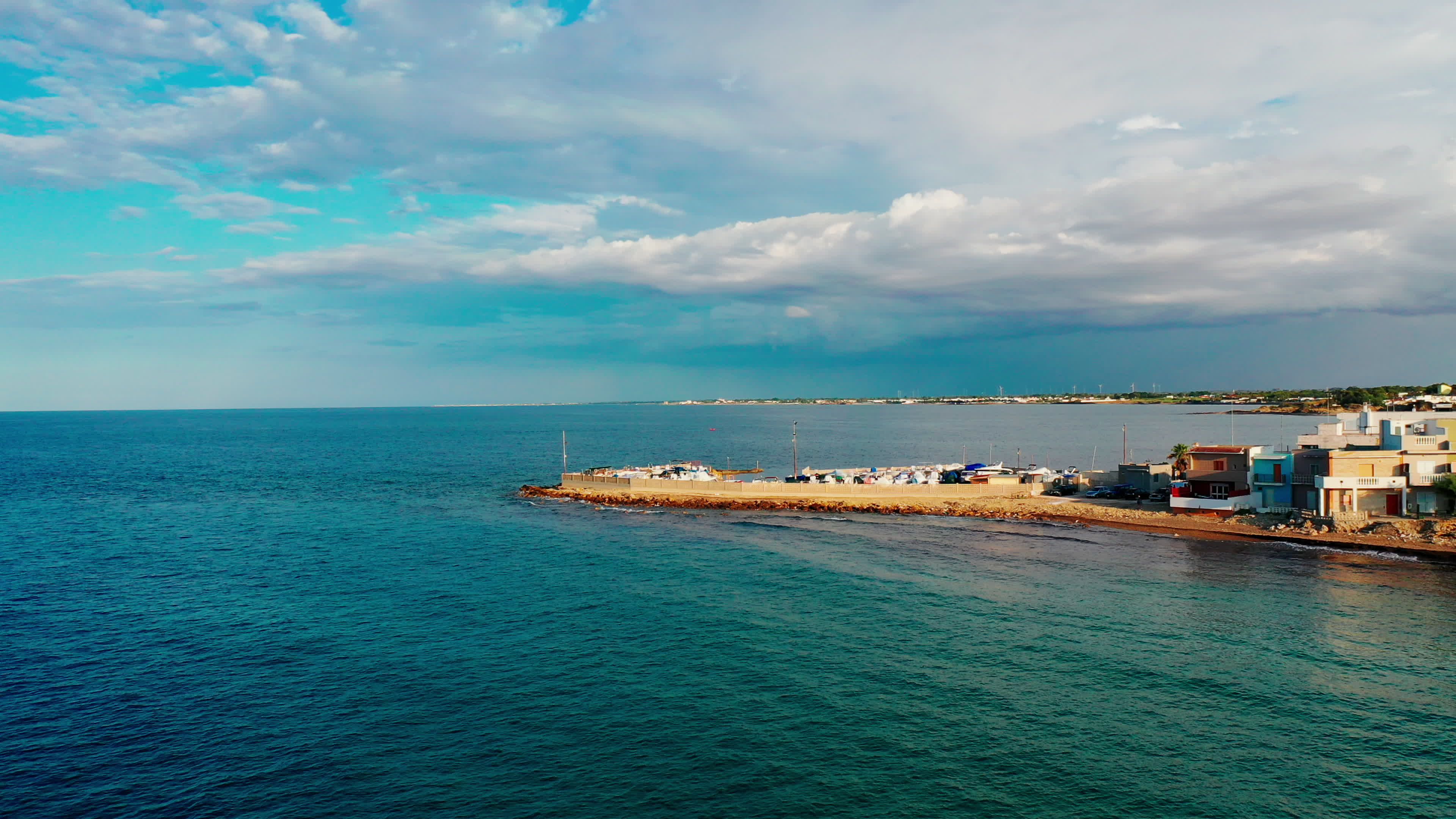Drone View Of Adriatic Sea
