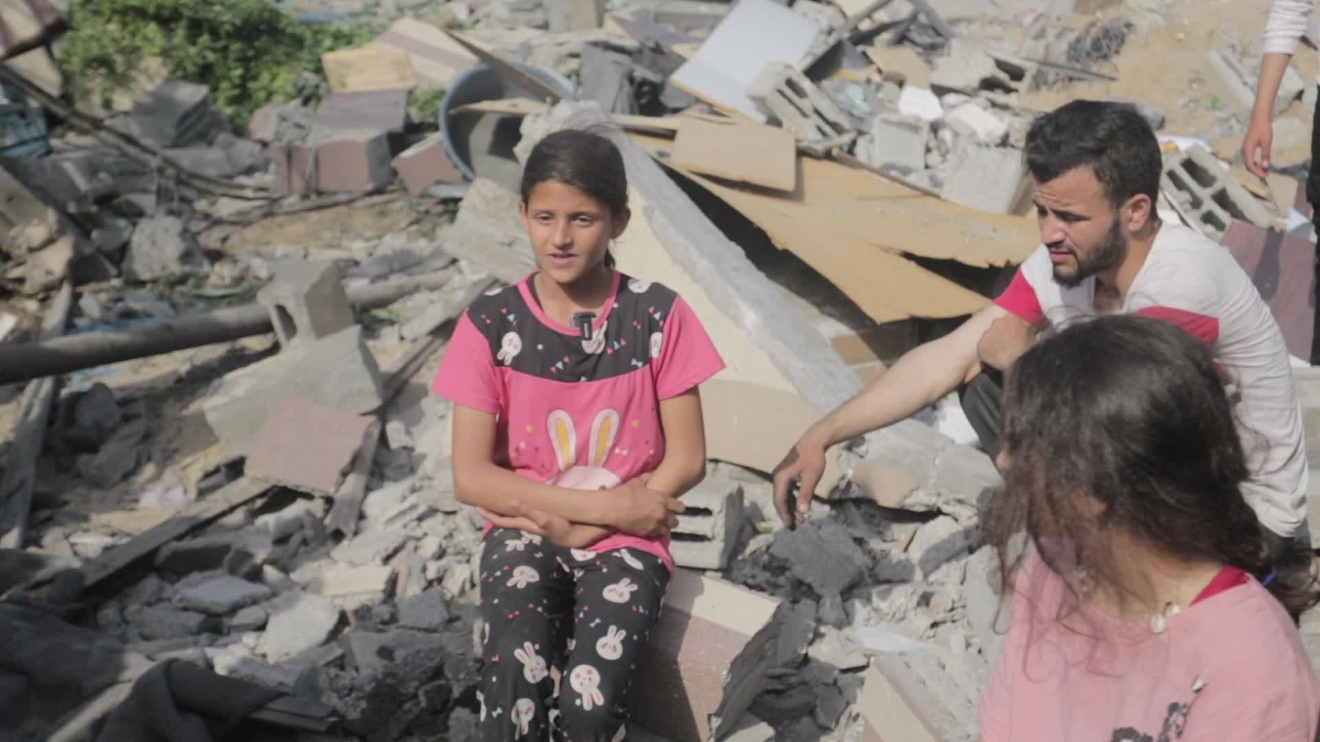 Aftermath of Israeli Airstrike In Gaza, Palestine