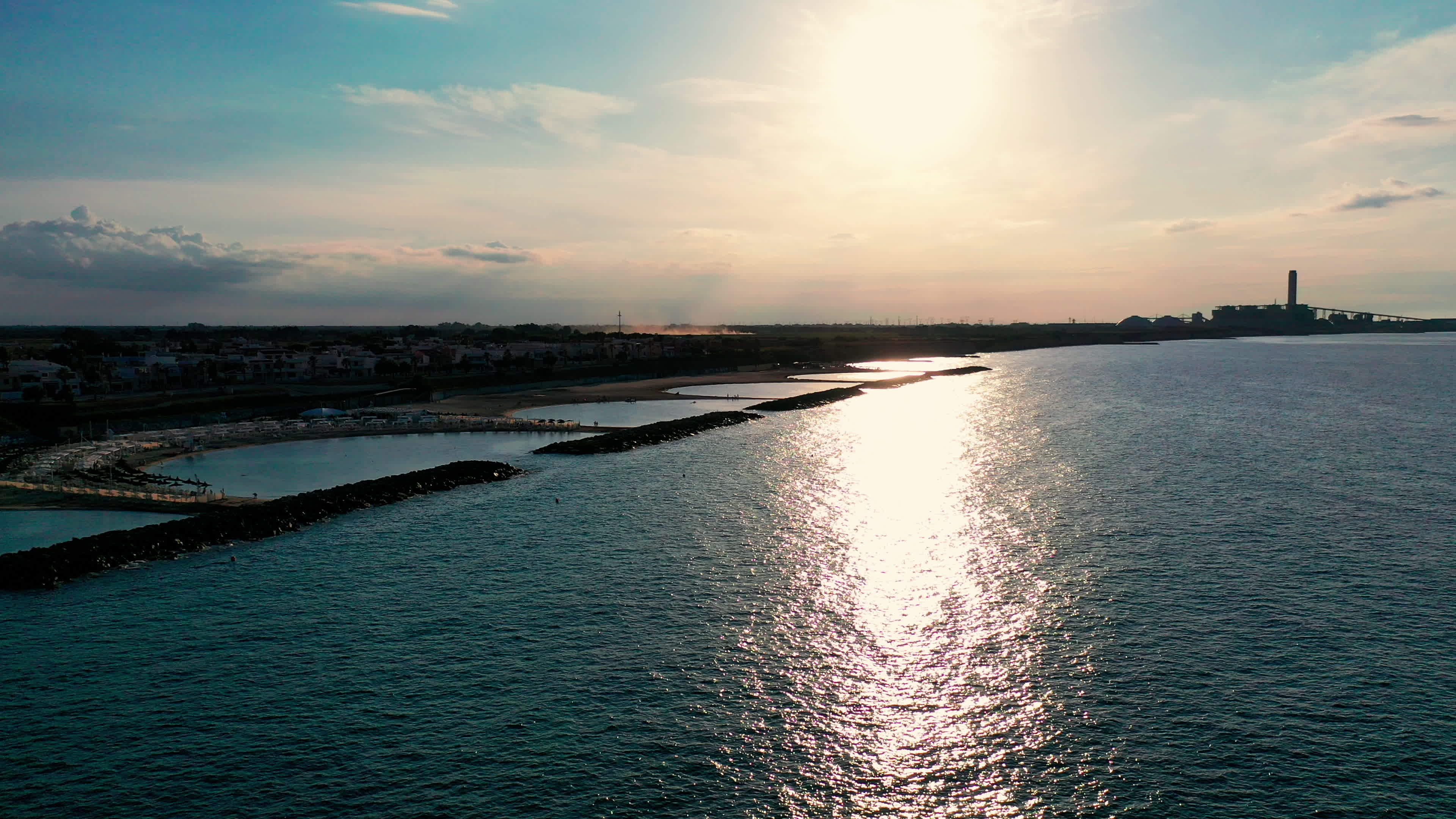 Drone View Of Adriatic Sea