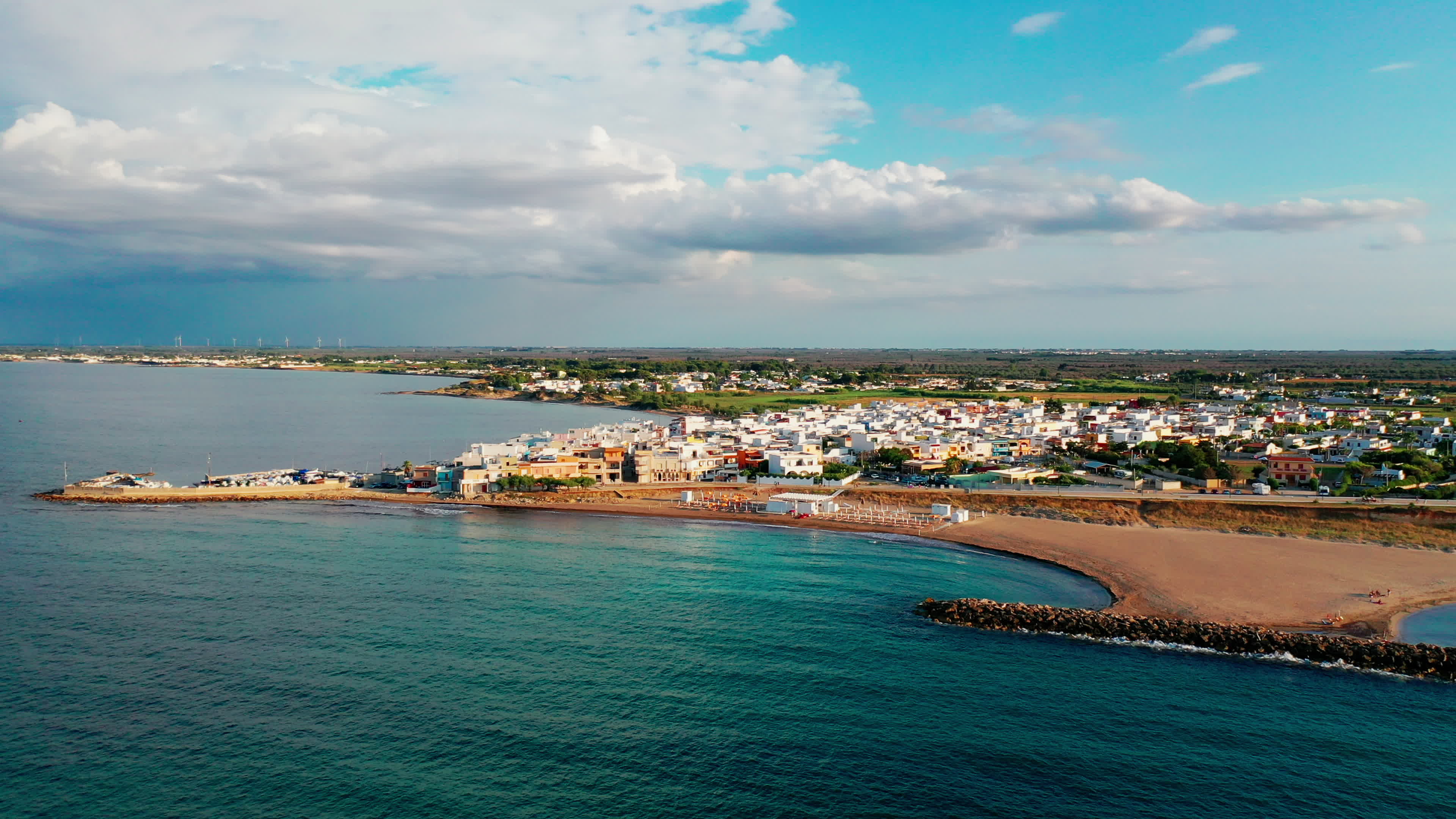Drone View Of Adriatic Sea