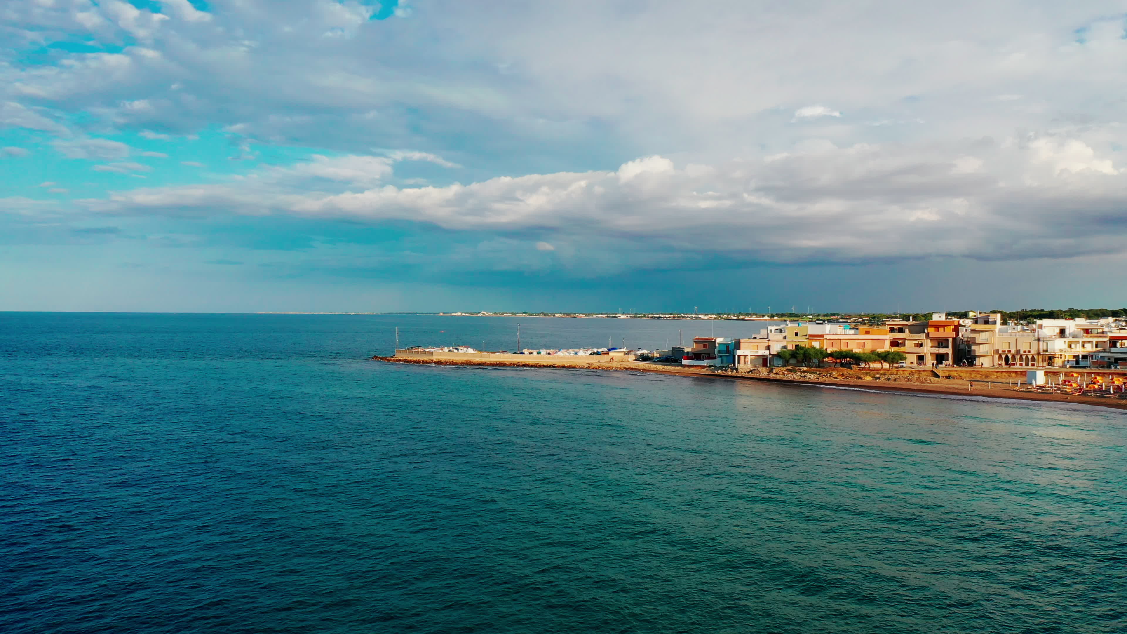 Drone View Of Adriatic Sea