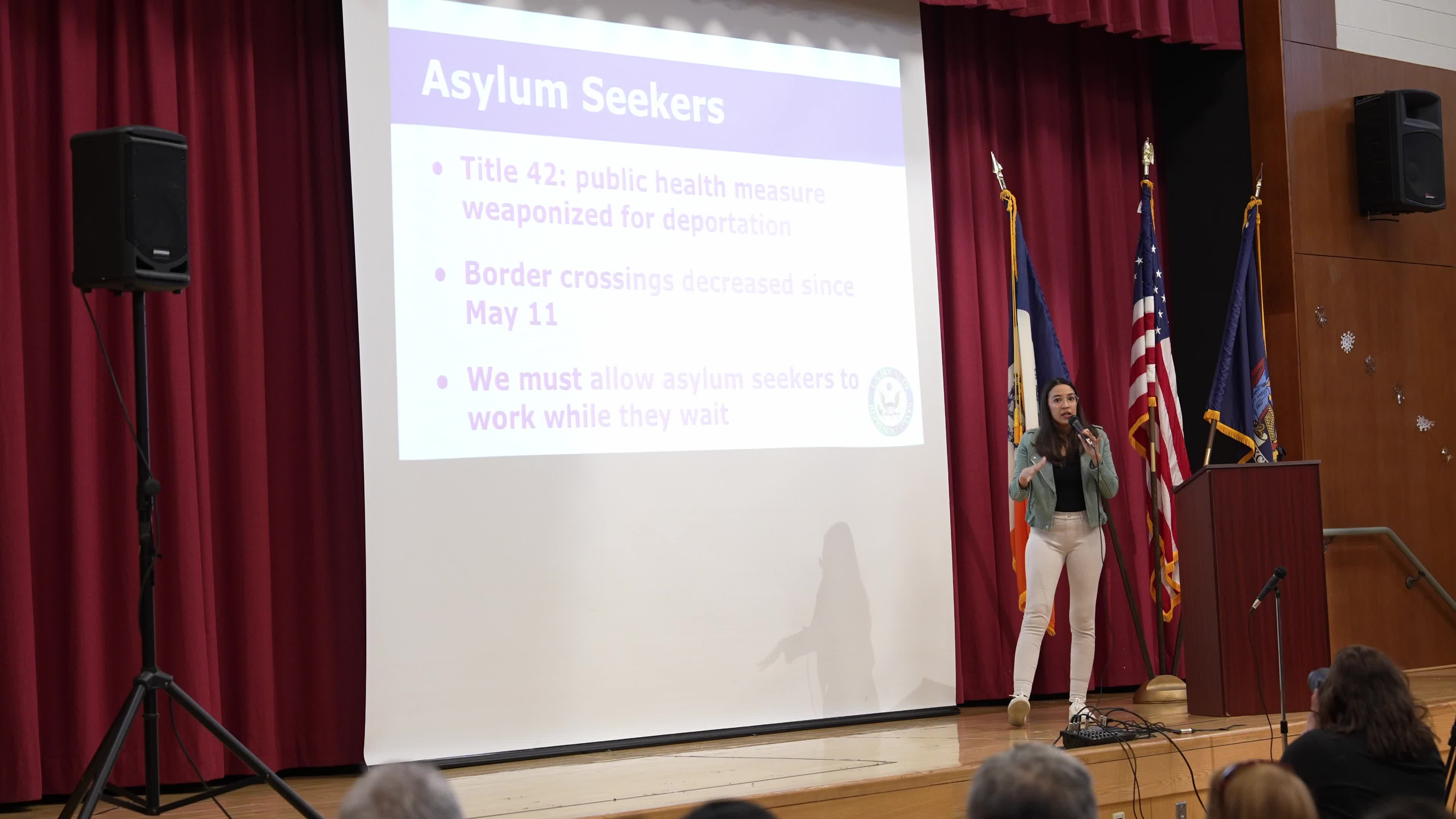 AOC Town Hall Meeting in Corona, Queens