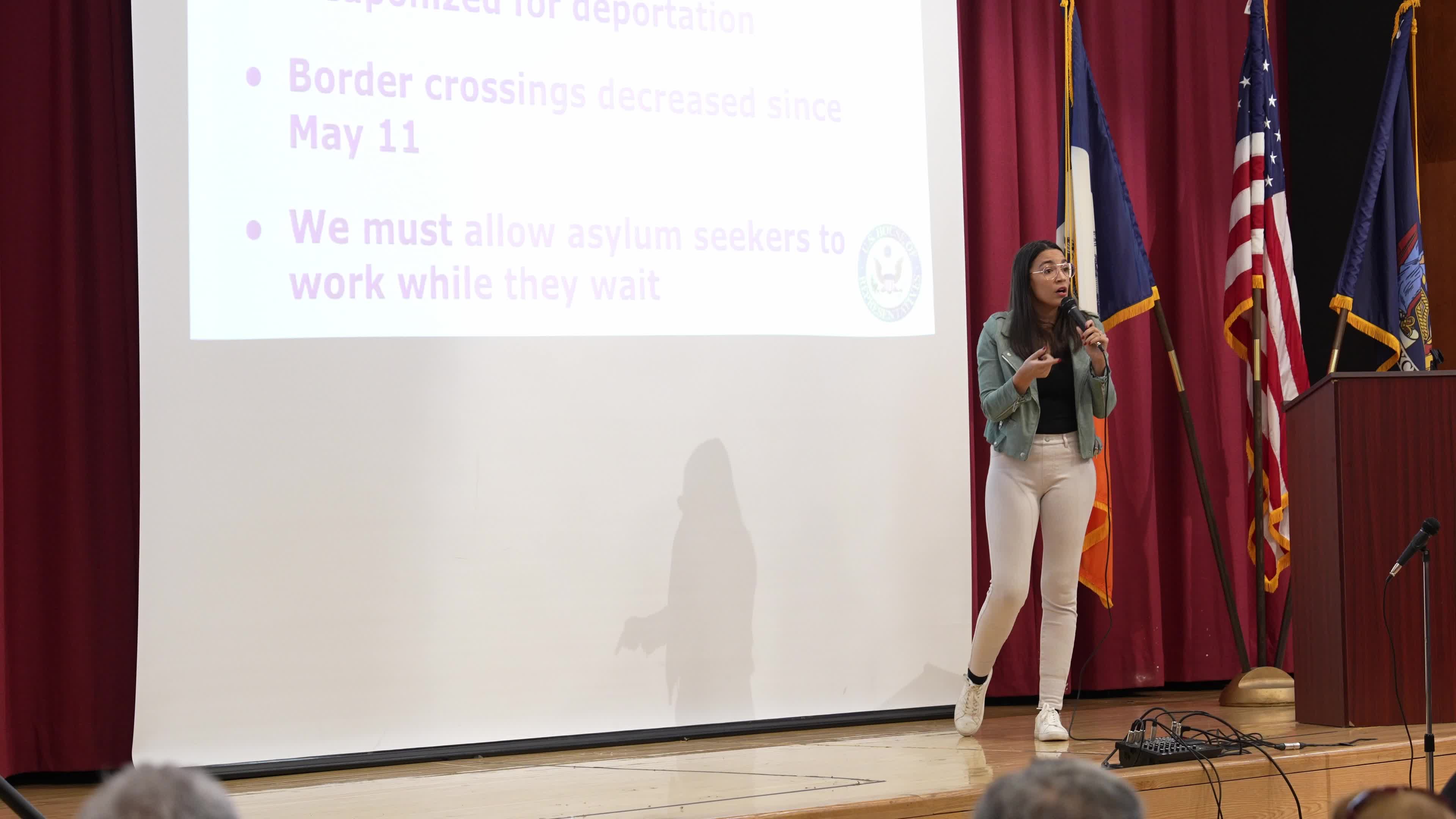 AOC Town Hall Meeting in Corona, Queens