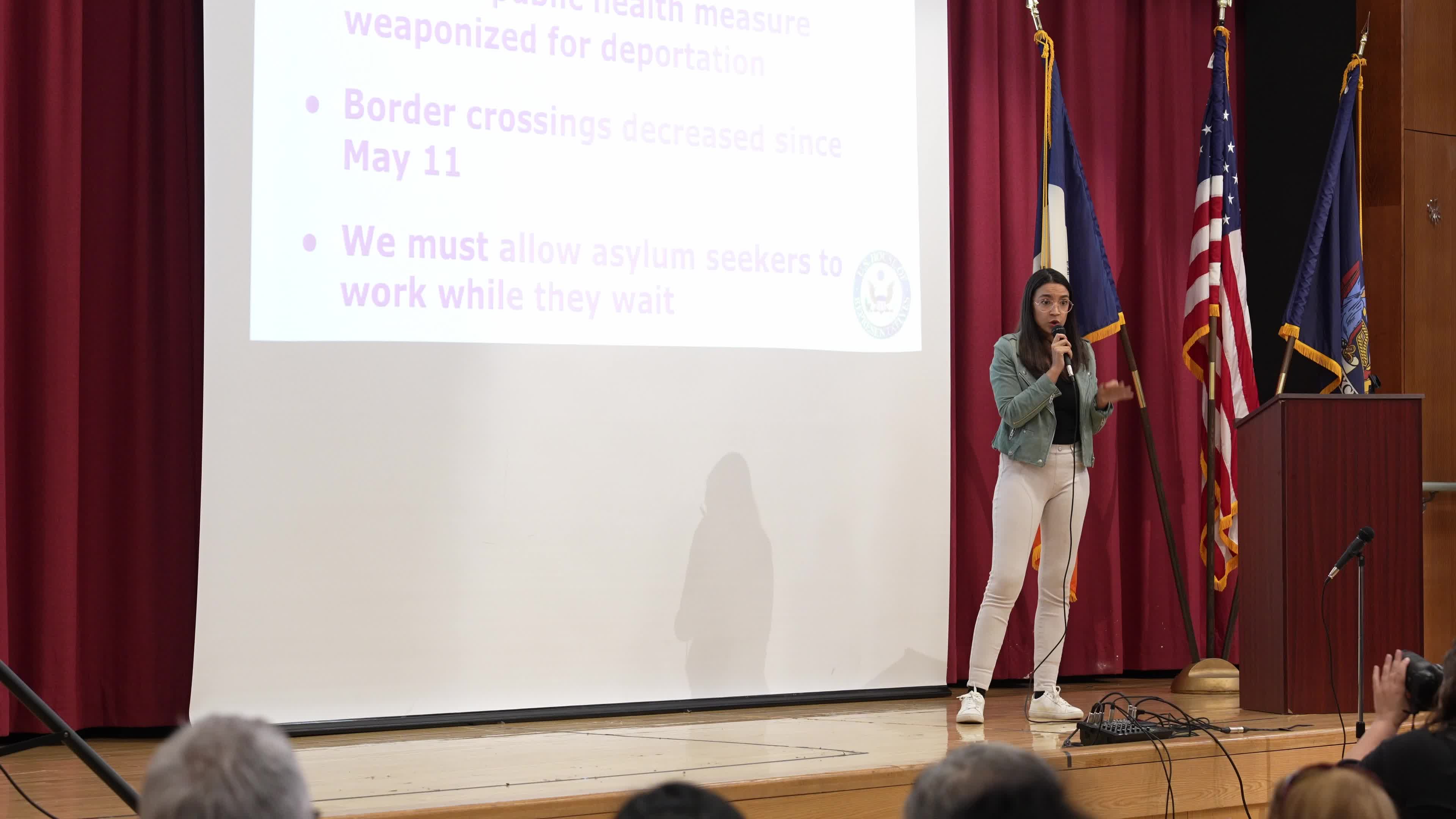 AOC Town Hall Meeting in Corona, Queens