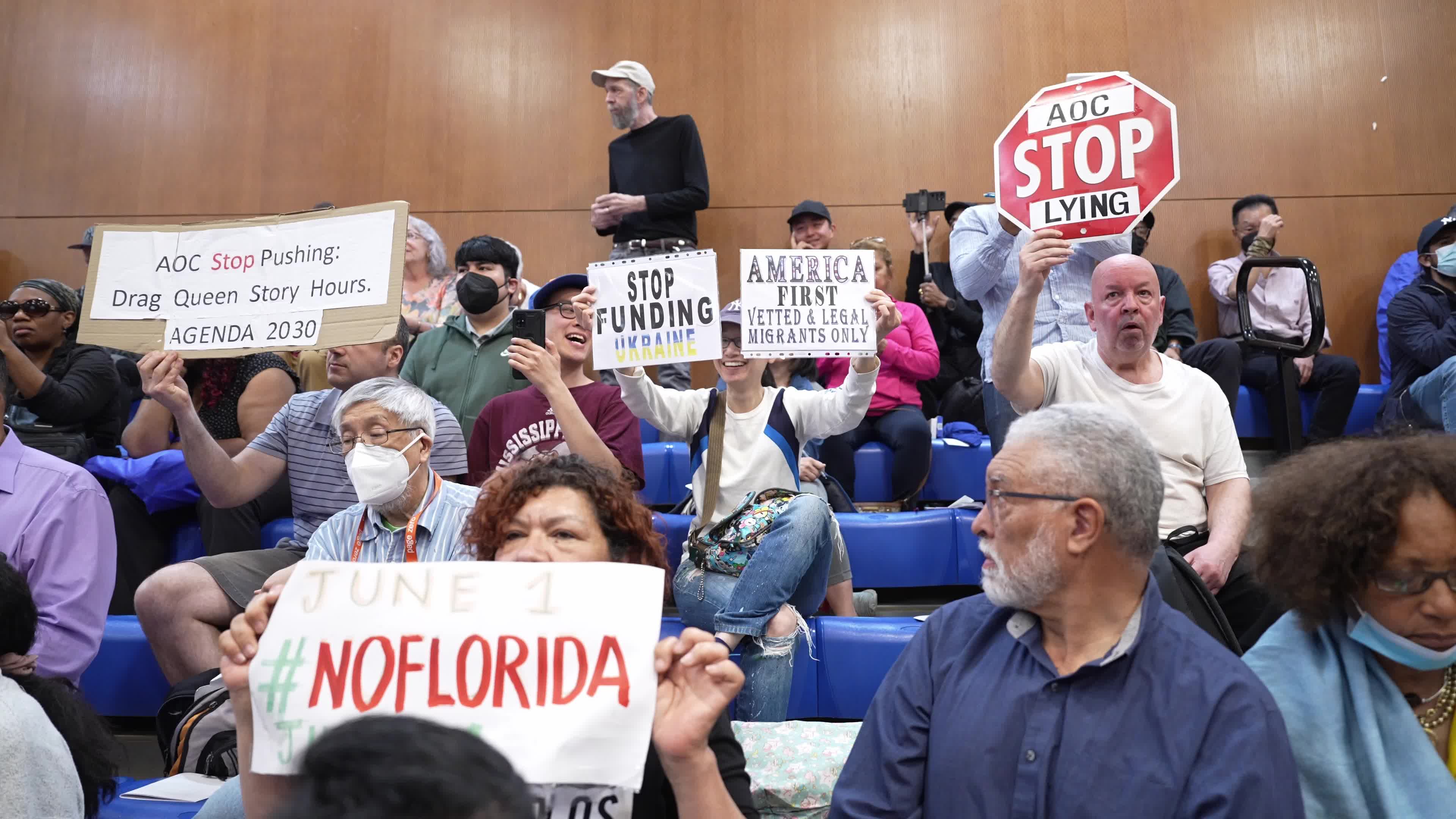 AOC Town Hall Meeting in Corona, Queens