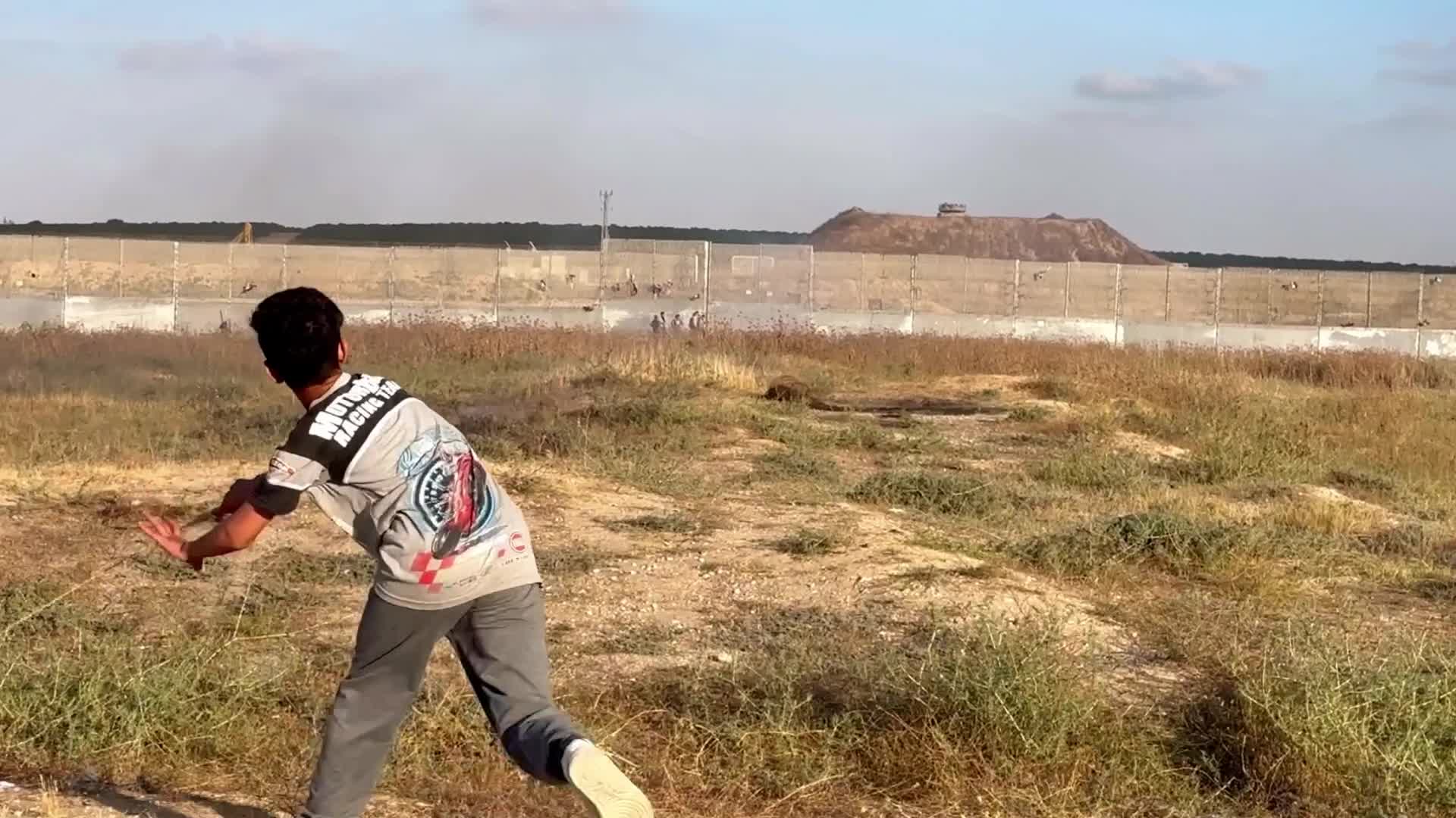 Clashes in Gaza at Israel-Gaza border