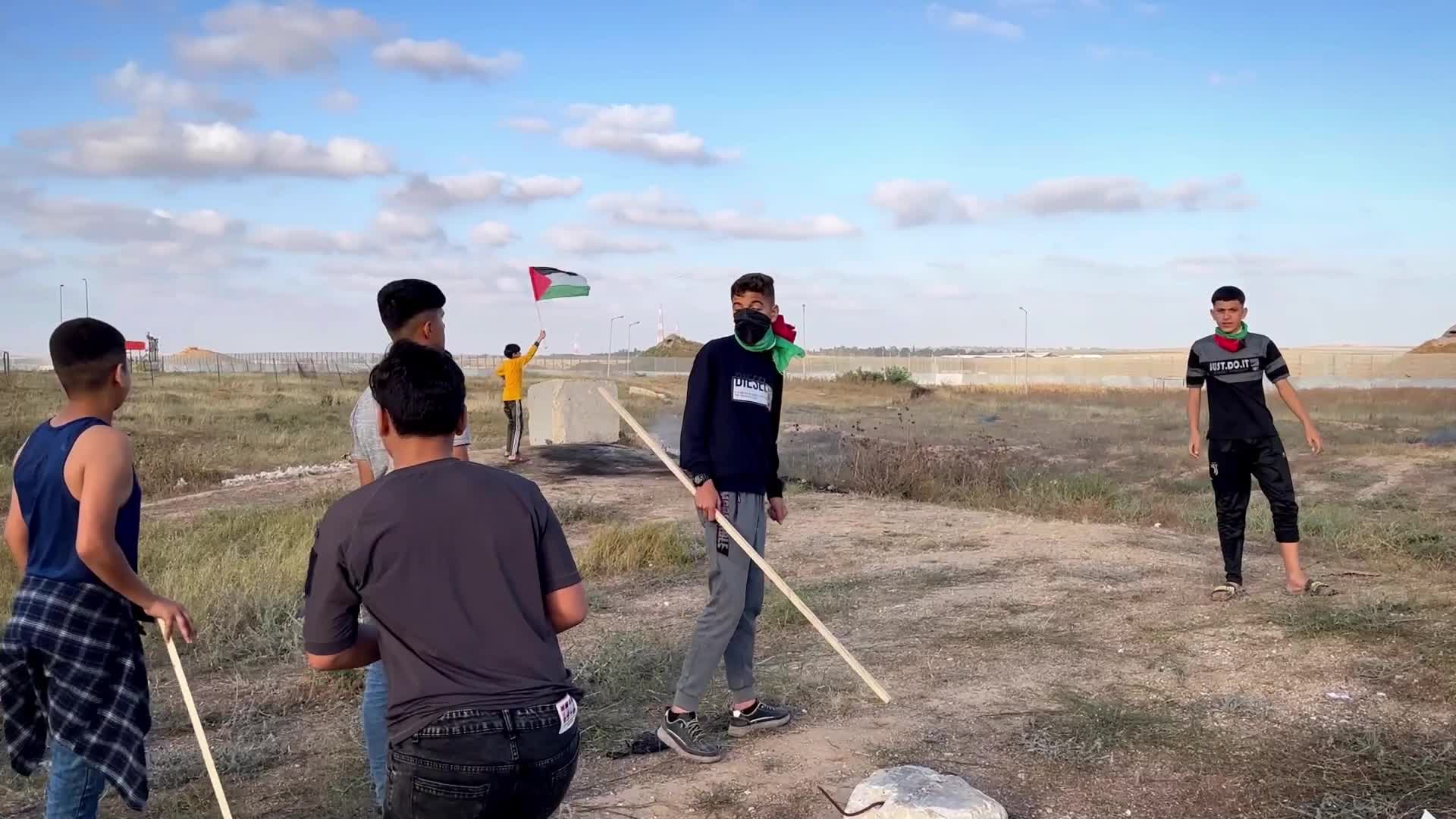 Clashes in Gaza at Israel-Gaza border