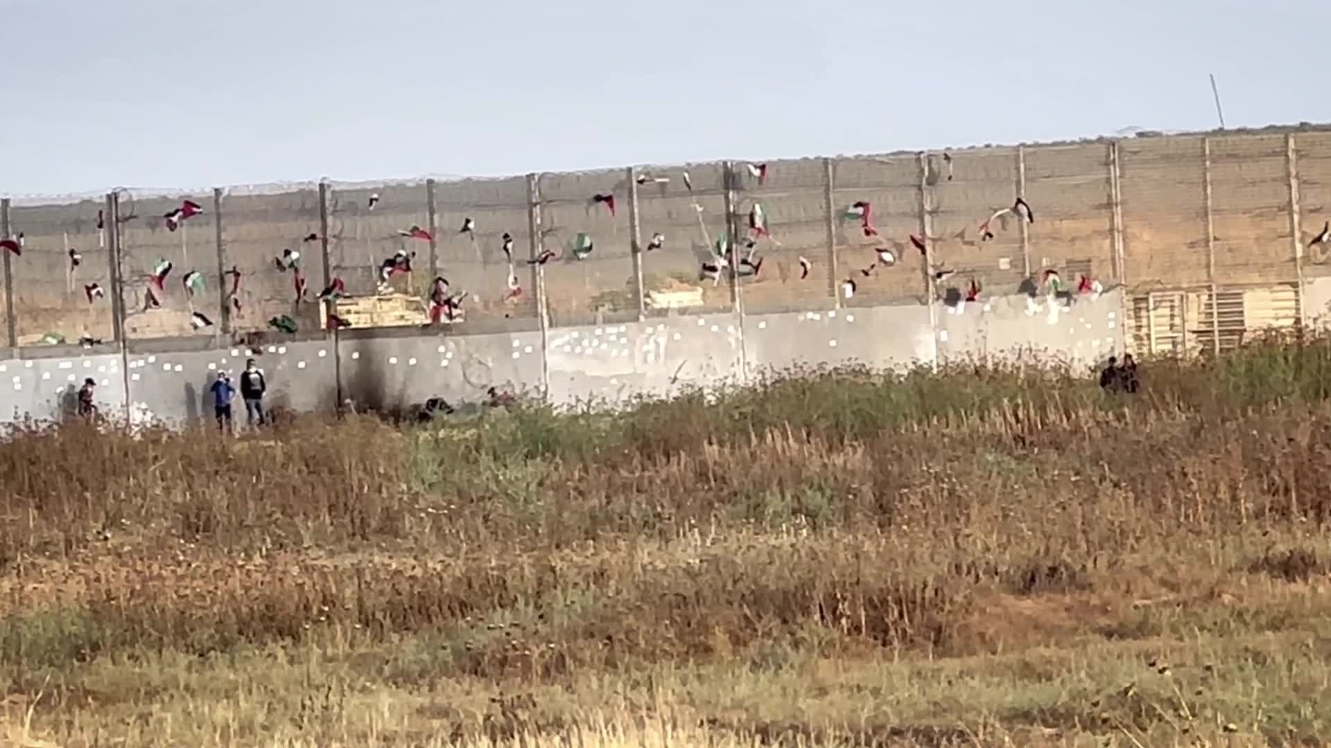 Clashes in Gaza at Israel-Gaza border