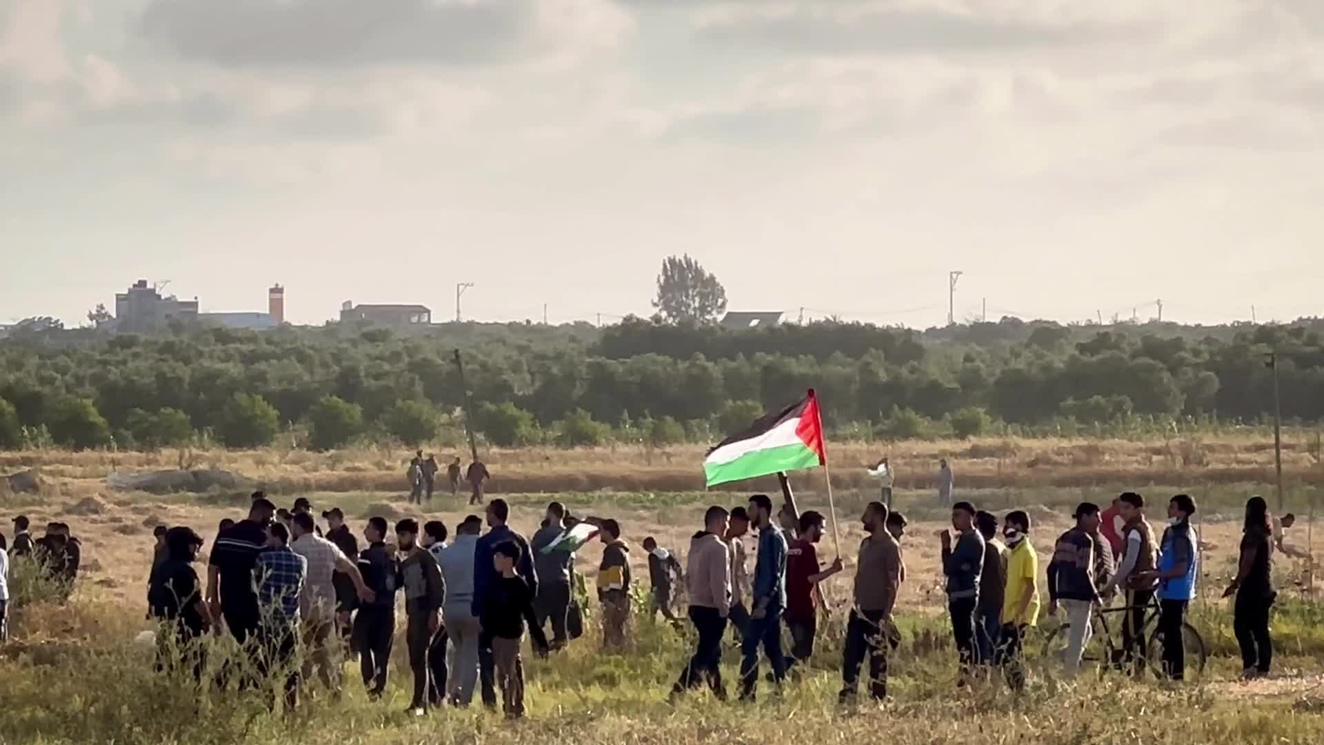 Clashes in Gaza at Israel-Gaza border