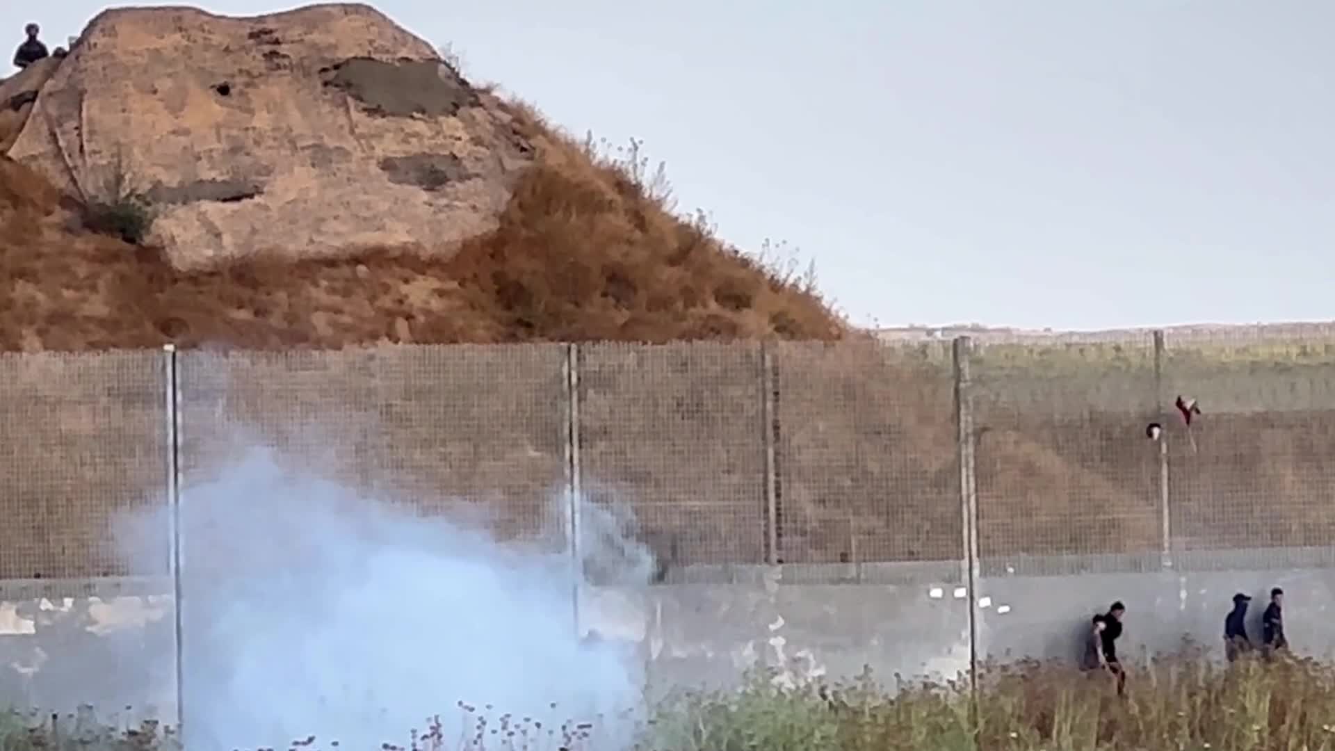 Clashes in Gaza at Israel-Gaza border