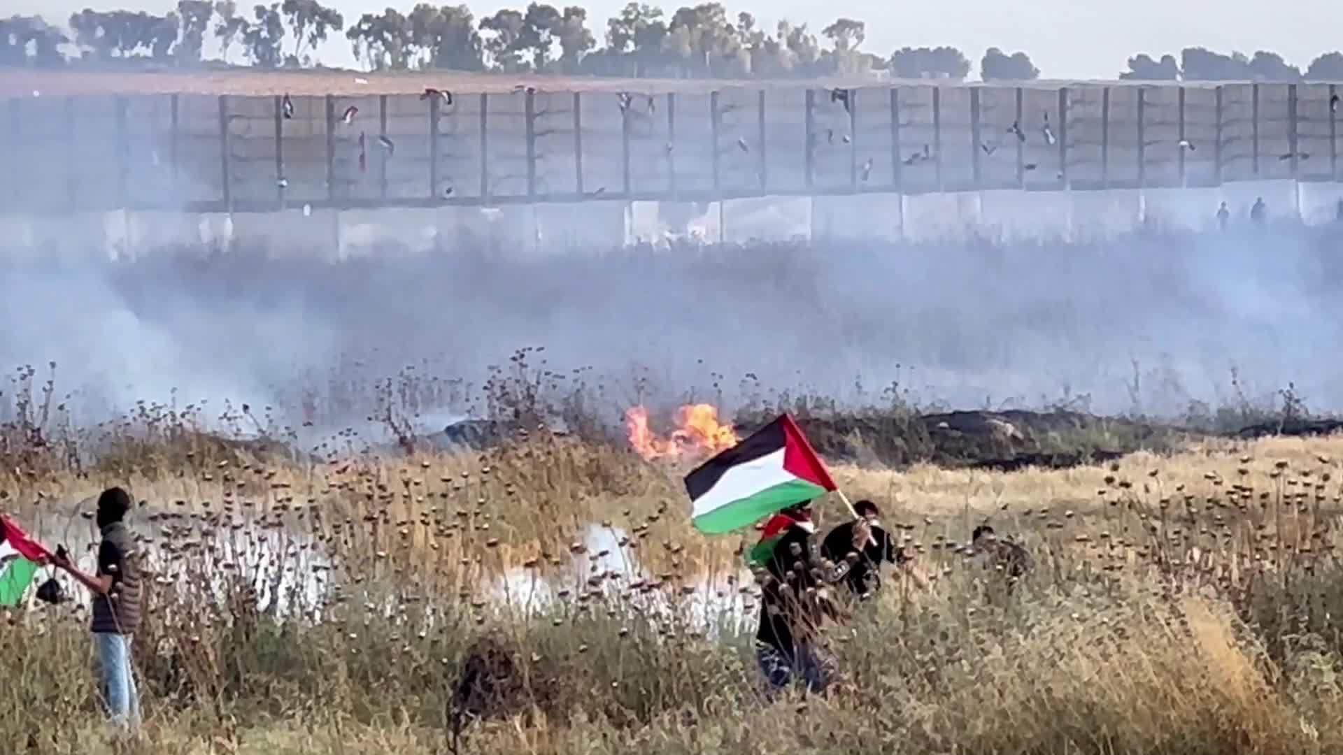Clashes in Gaza at Israel-Gaza border