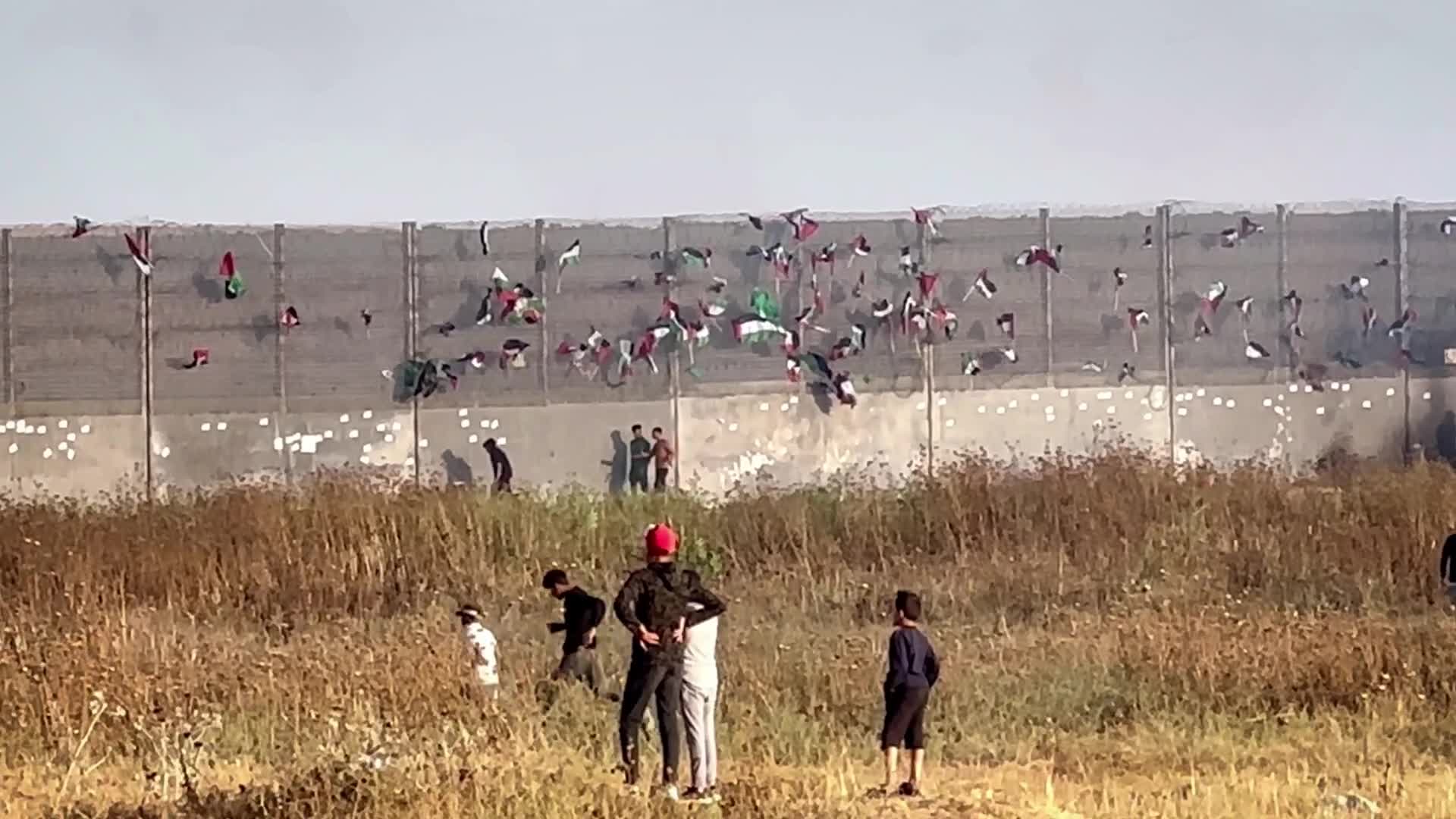 Clashes in Gaza at Israel-Gaza border