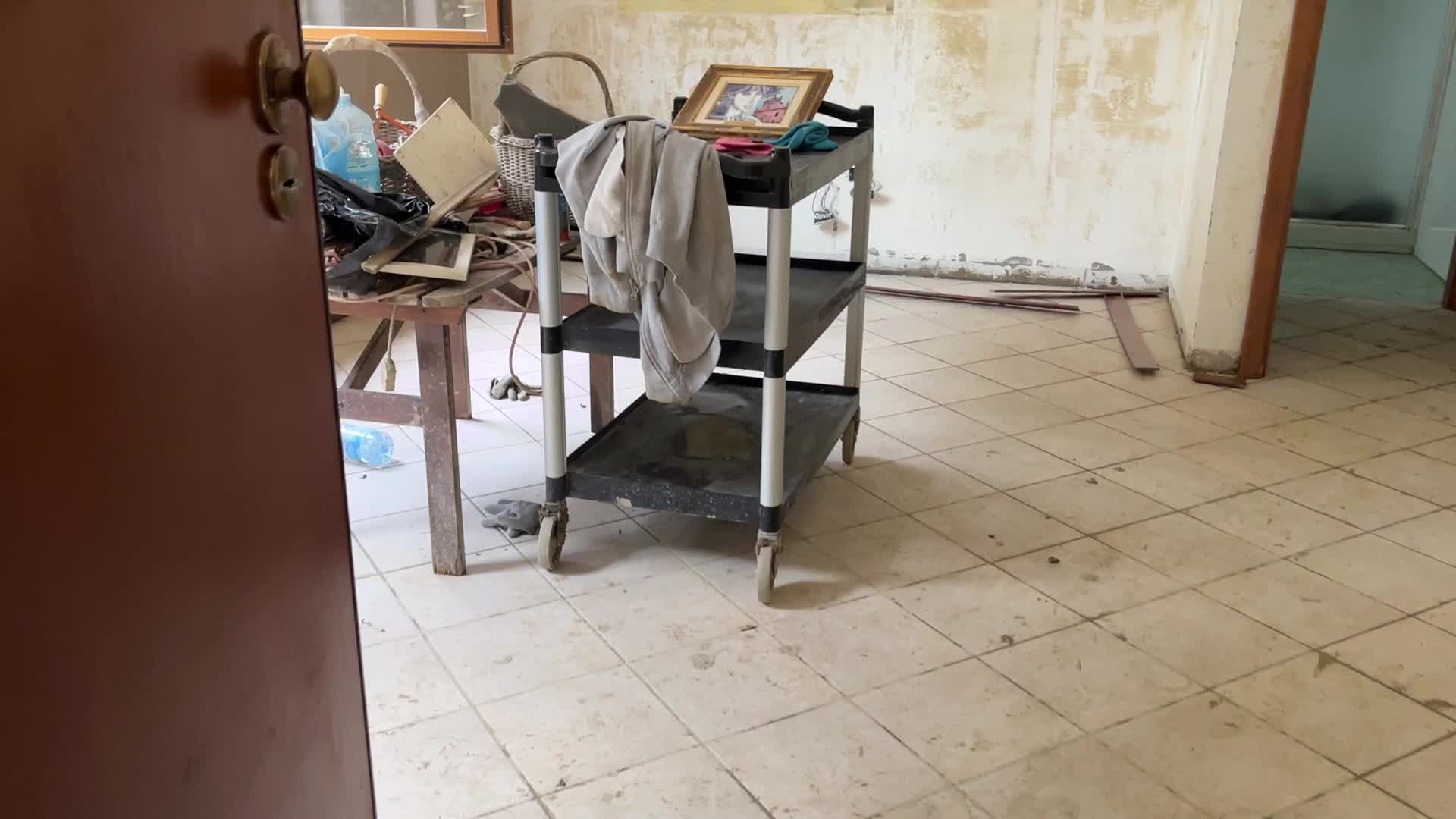 The flood damage in Faenza in Emilia Romagna